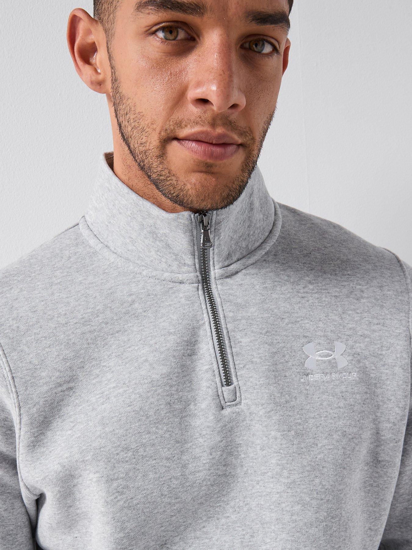 under-armour-mens-training-icon-fleece-14-zip-top-greyoutfit