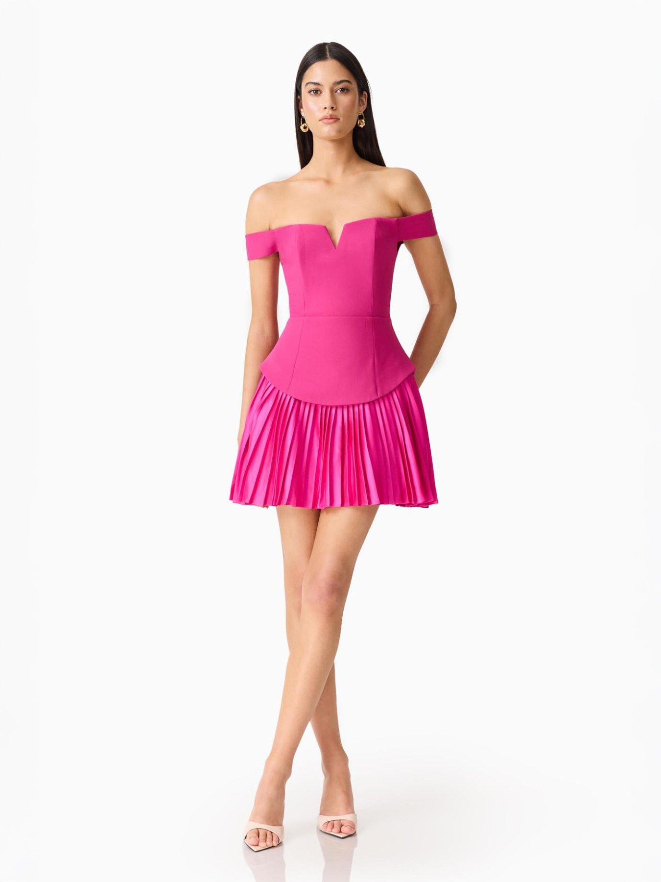 elliatt-elva-off-the-shoulder-mini-dressfront