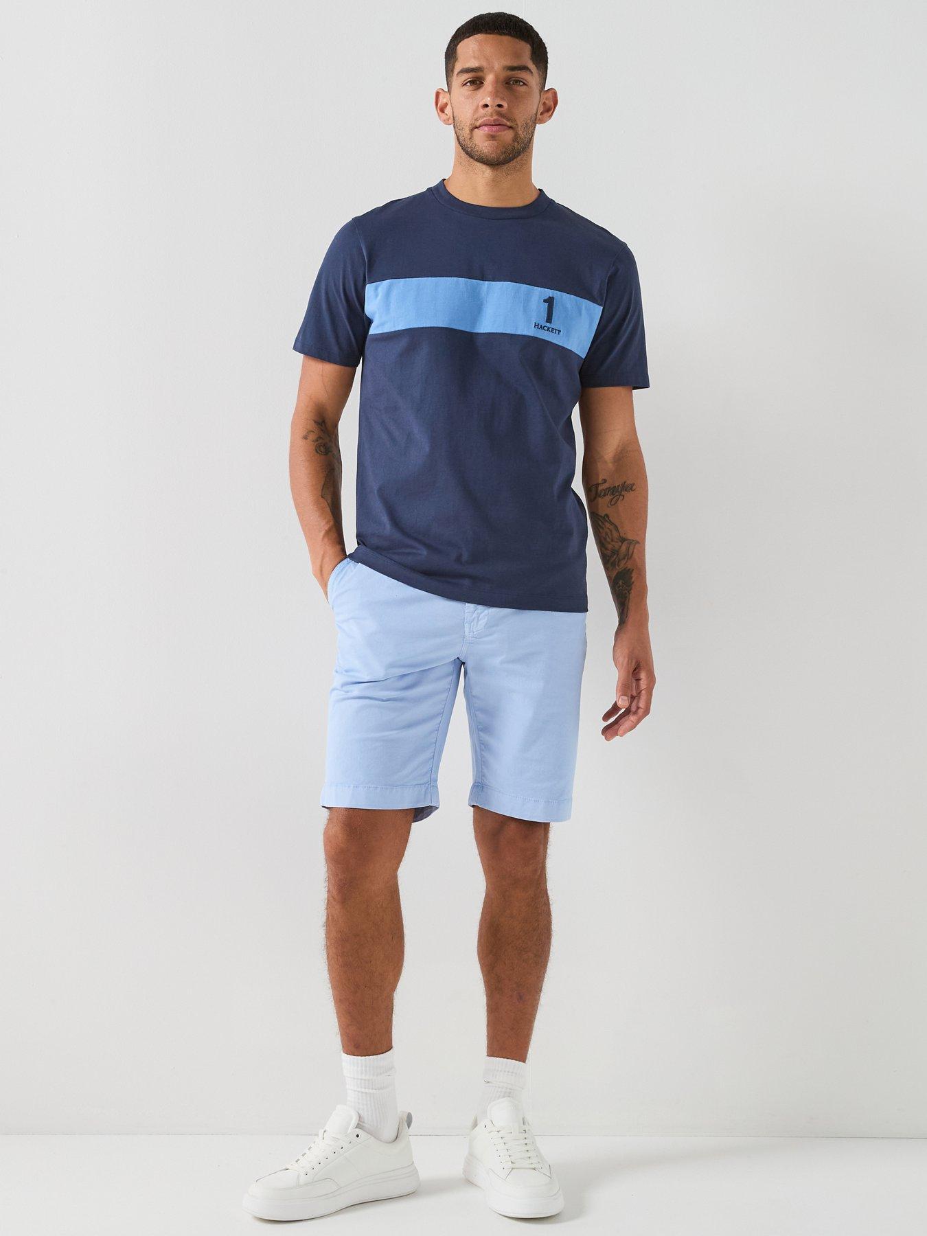 Image 3 of 4 of Hackett Heritage Heritage Number Panelled T-Shirt - Navy