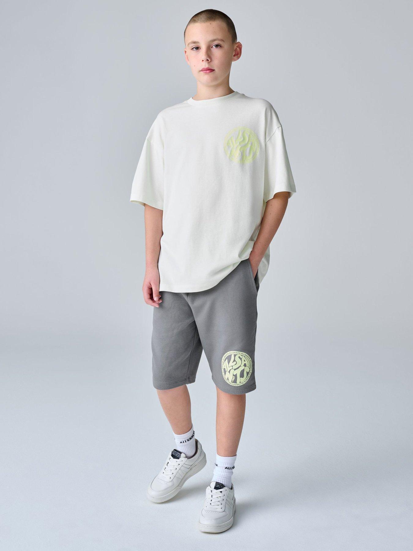 smALLSAINTS Older Boys Logo Back Print Short Set - Multi