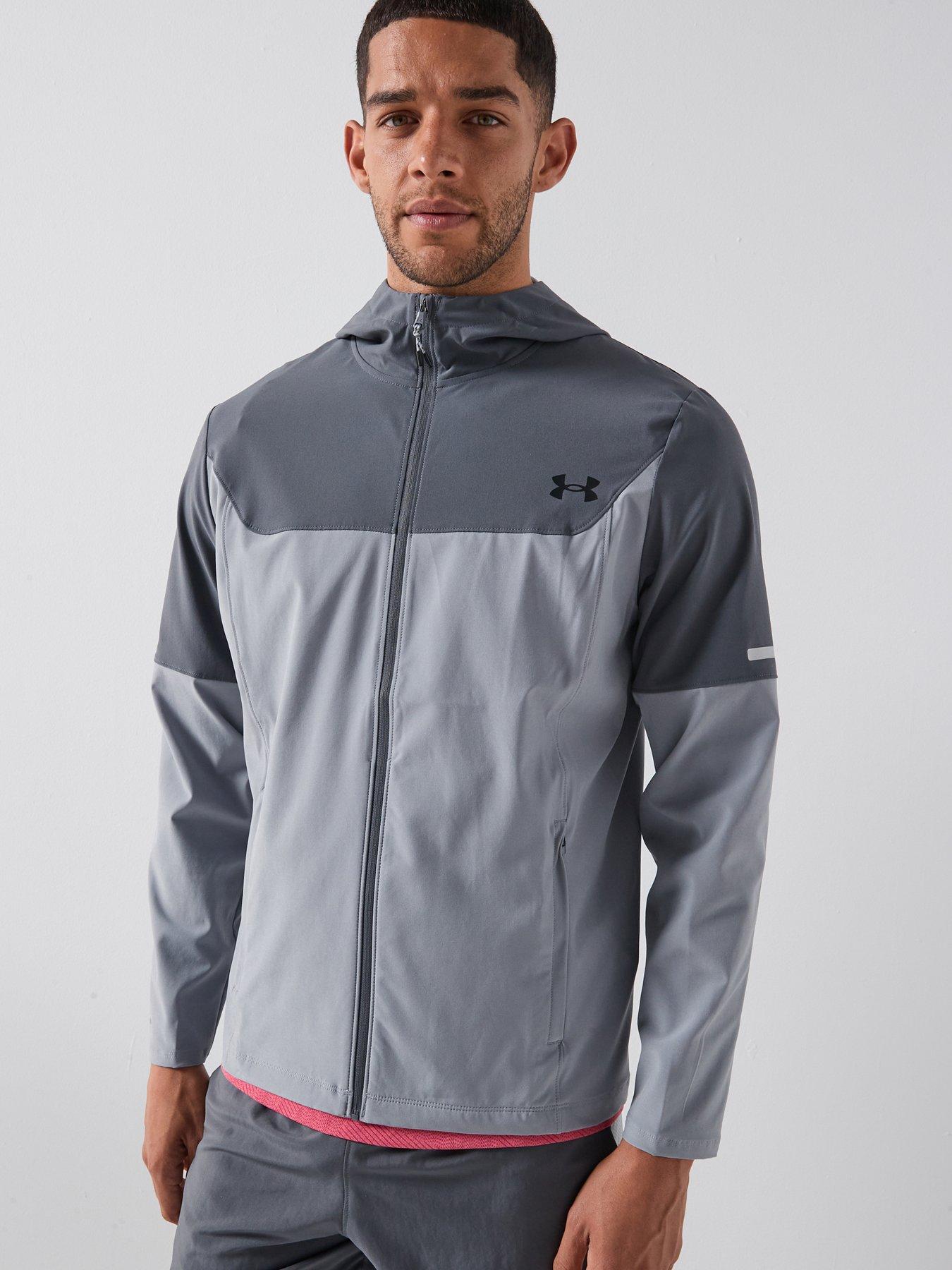 UNDER ARMOUR Mens Training Tech Utility Jacket - Grey