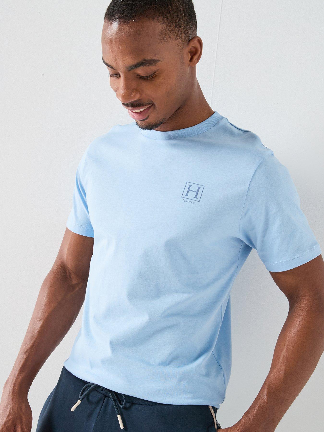 Hackett Heritage H Numbers Small Logo T-Shirt – Blue