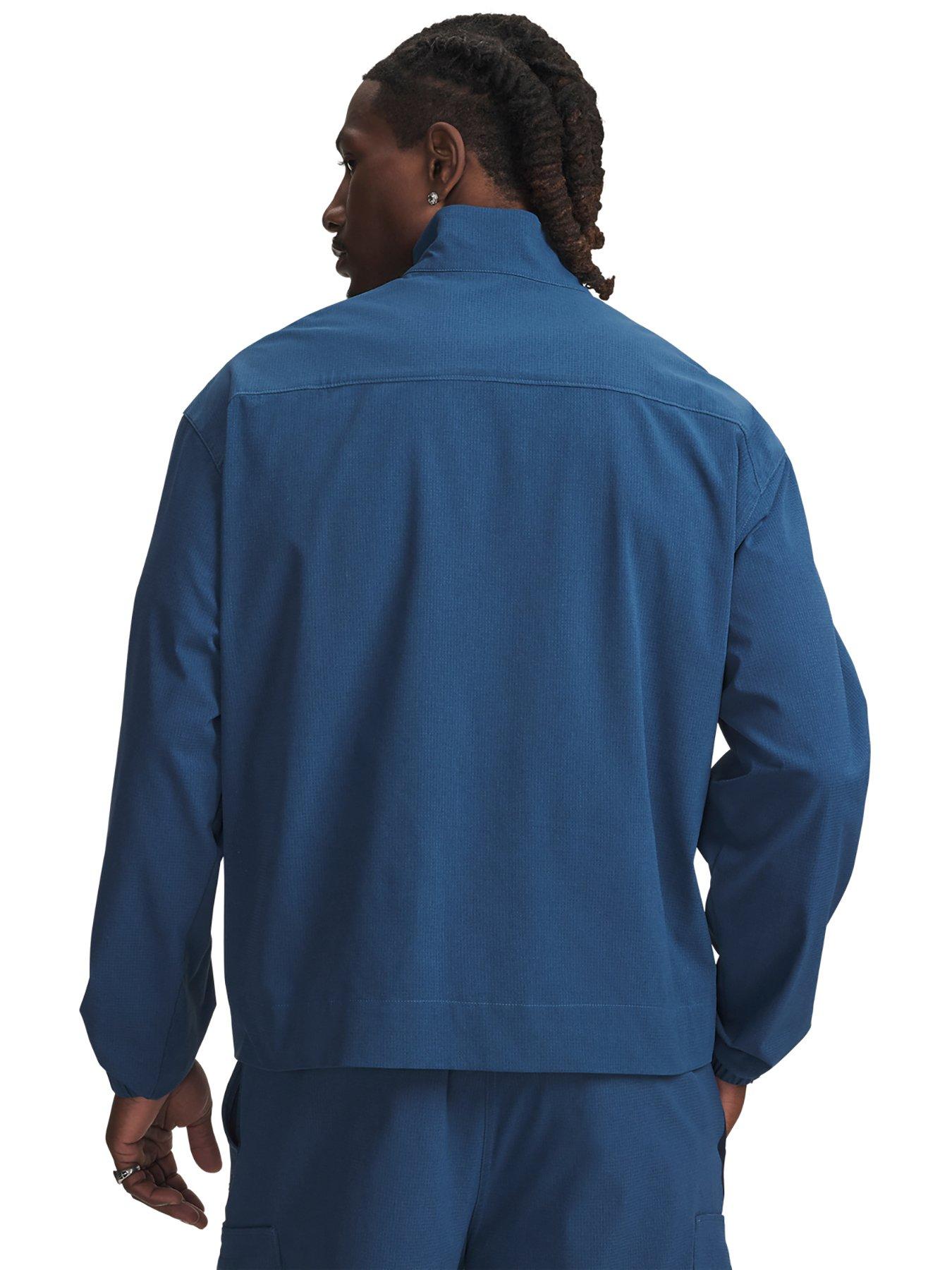 Image 2 of 3 of UNDER ARMOUR Mens Training Unstoppable Woven Jacket - Blue