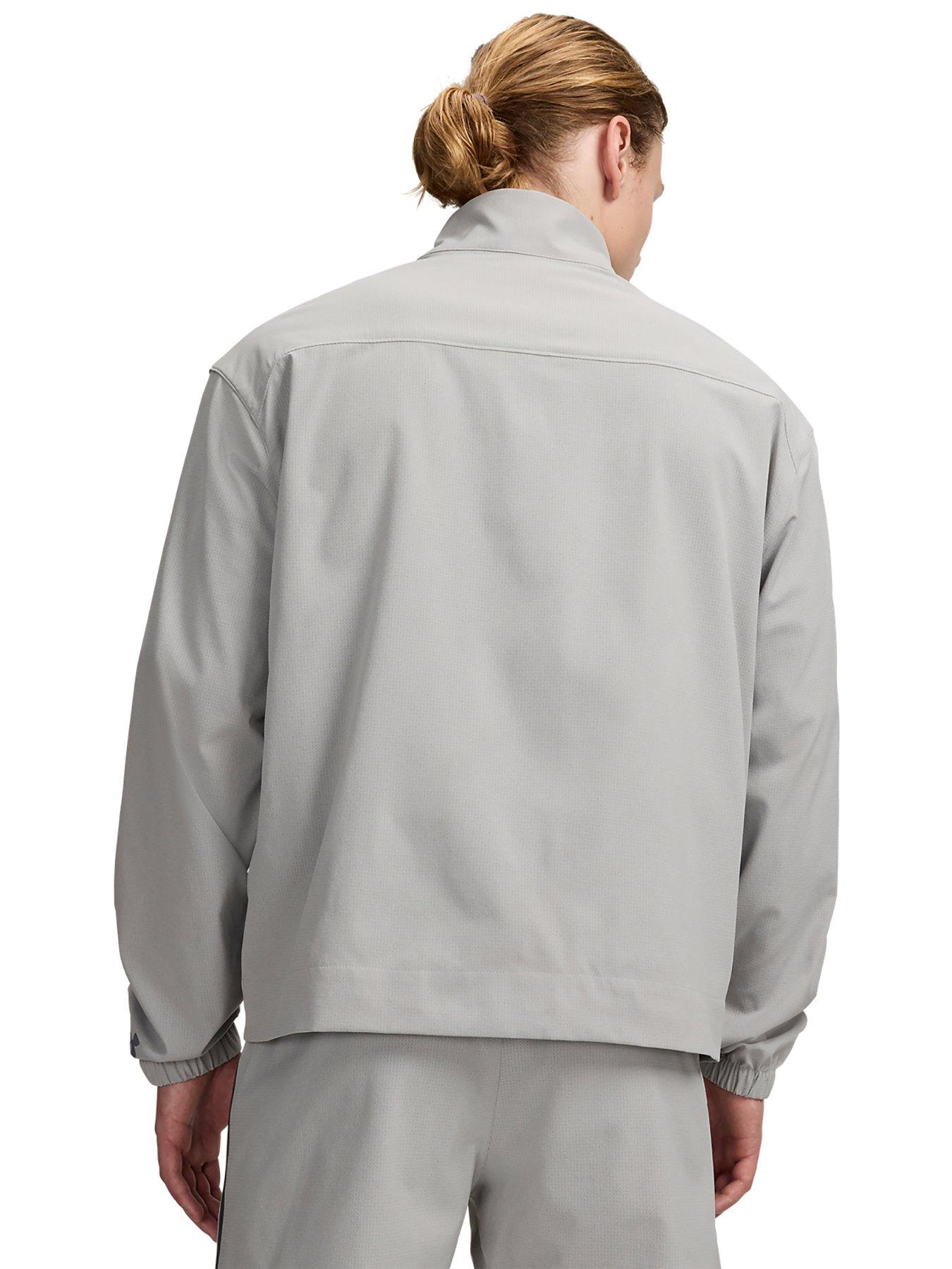 Image 2 of 3 of UNDER ARMOUR Mens Training Unstoppable Woven Jacket - Grey