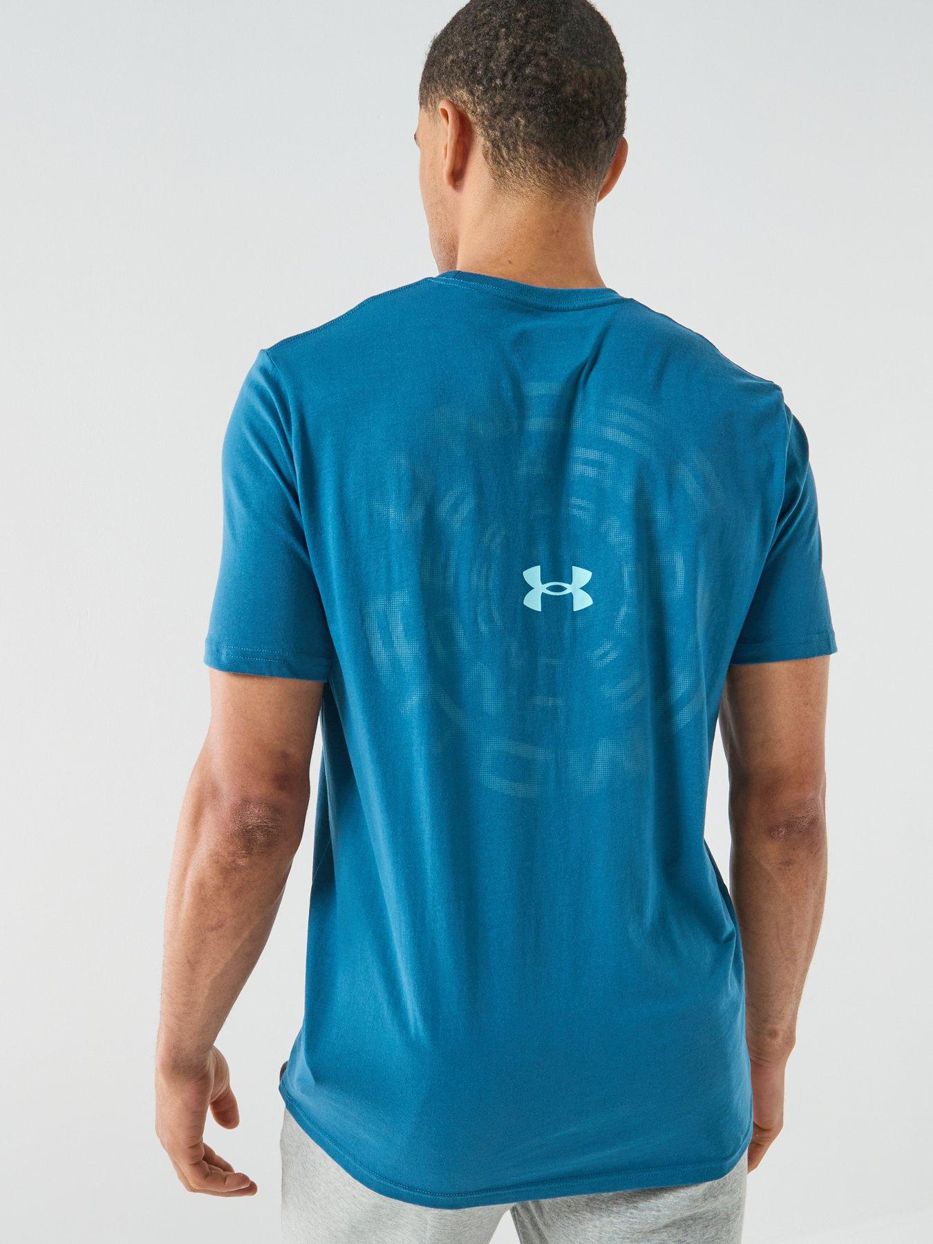 under-armour-mens-training-branded-short-sleeve-t-shirt-bluestillFront