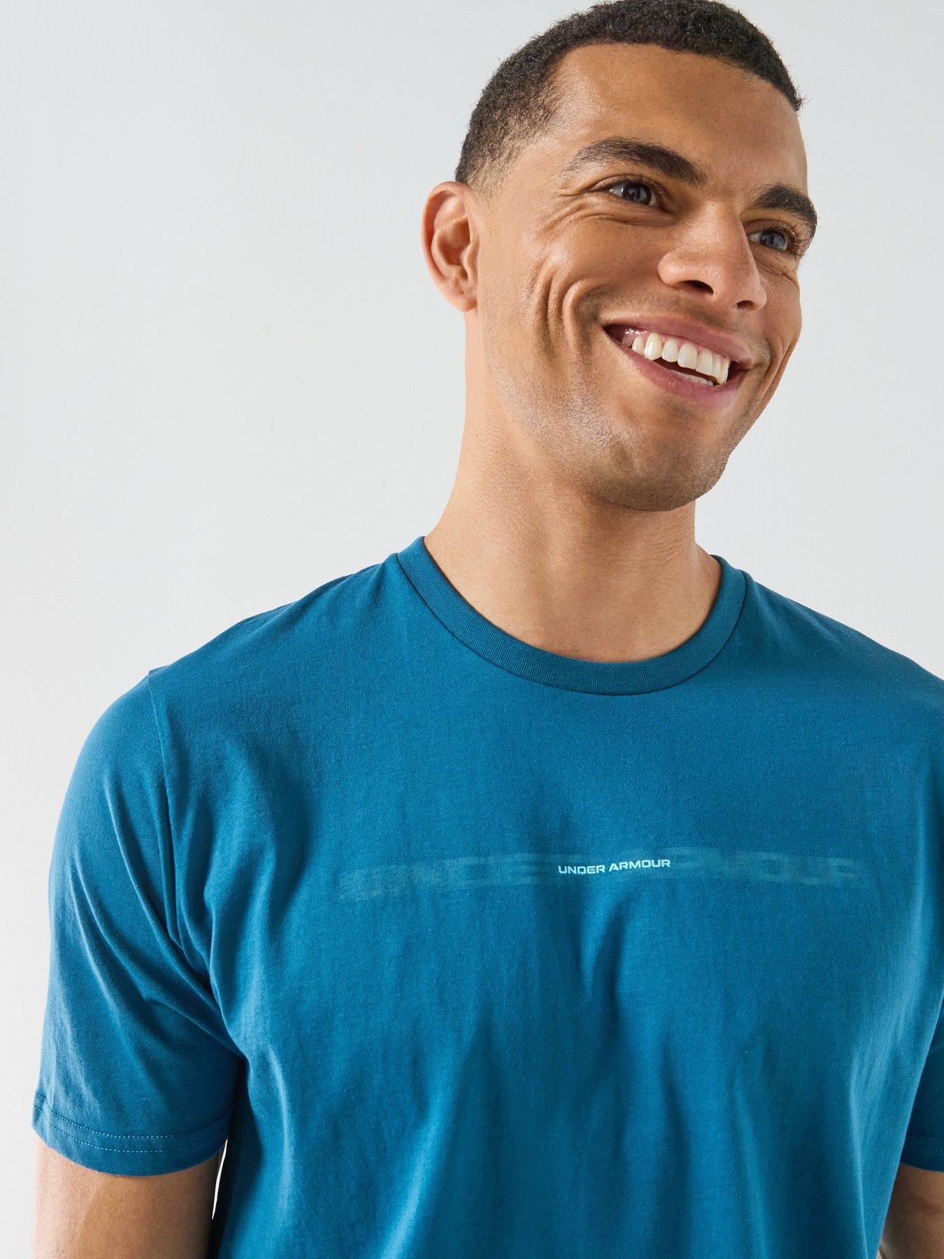 under-armour-mens-training-branded-short-sleeve-t-shirt-blueoutfit