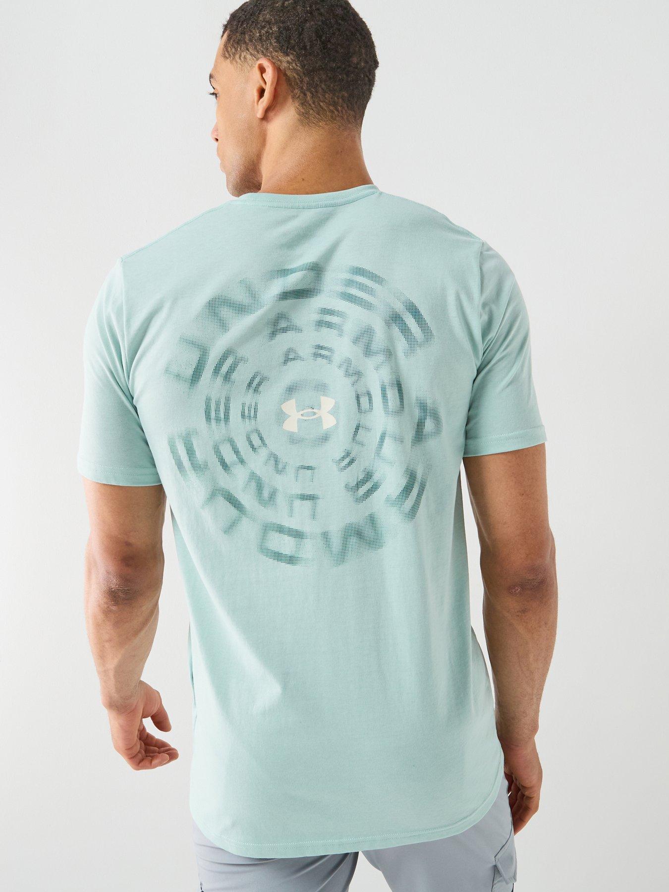Image 1 of 3 of UNDER ARMOUR Mens Training Branded Short Sleeve T-Shirt - Blue