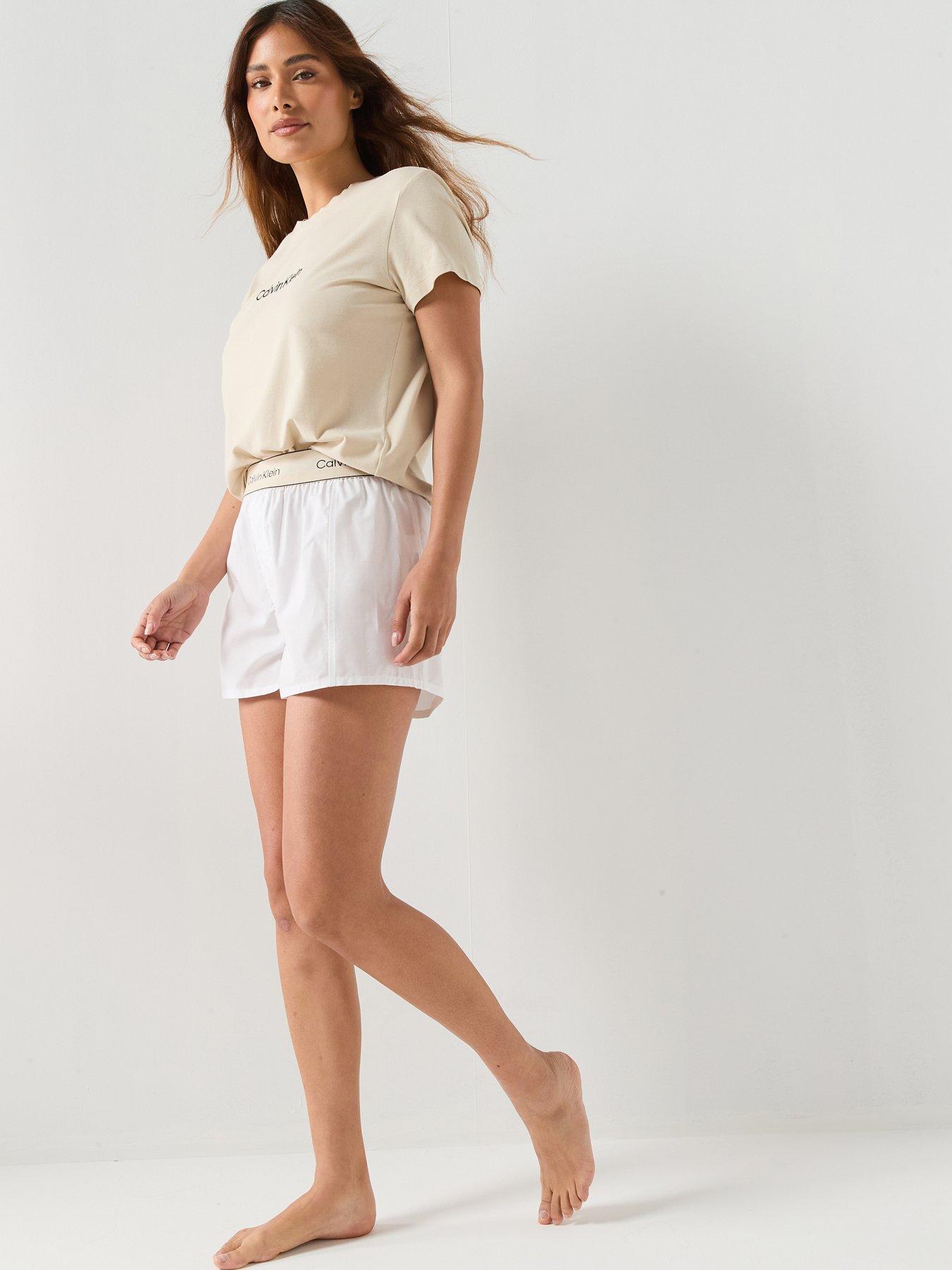 Image 3 of 6 of Calvin Klein S/S T Heritage Short Set - Grey