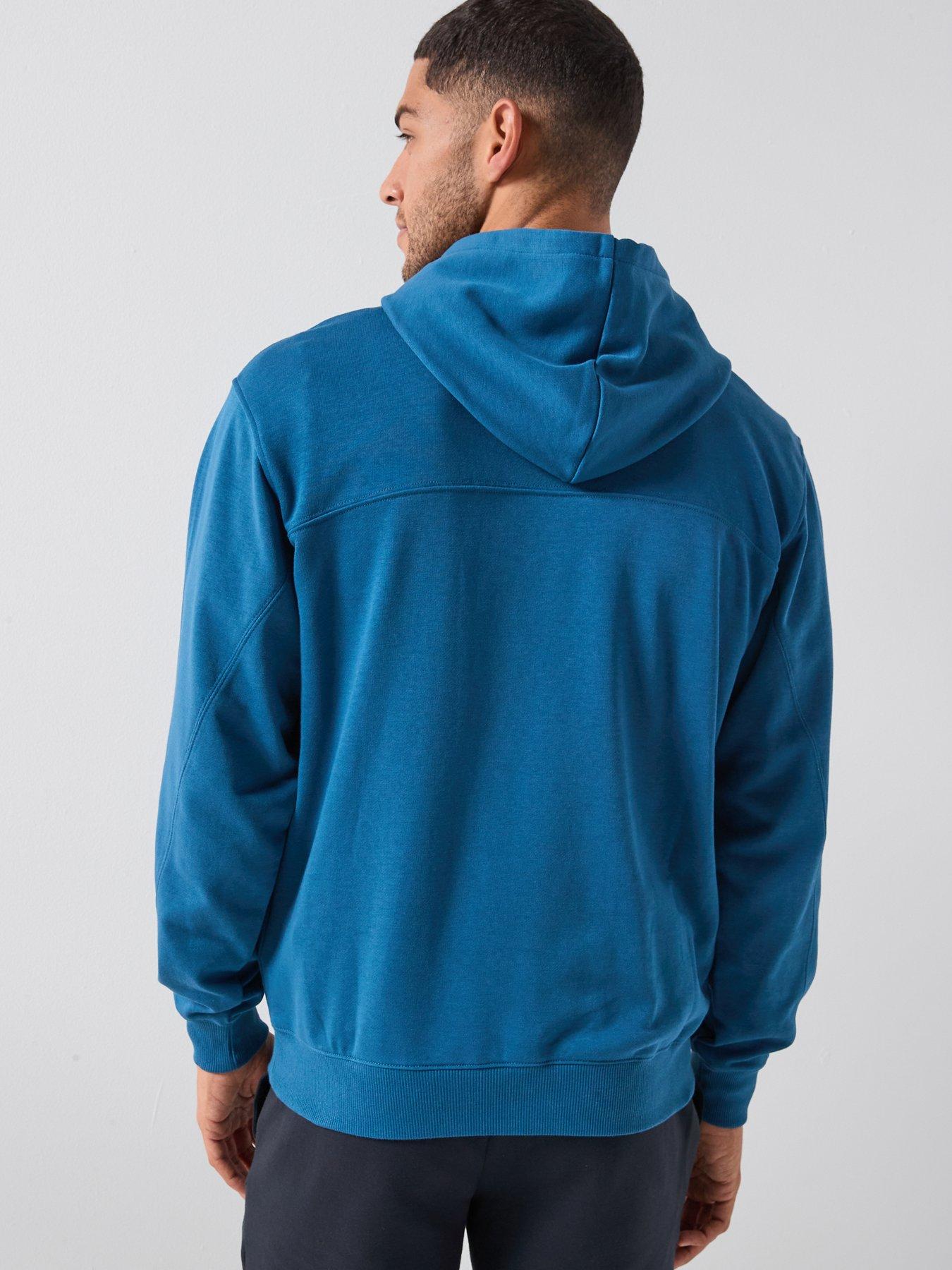 under-armour-mens-training-rival-terry-hoodie-bluestillFront