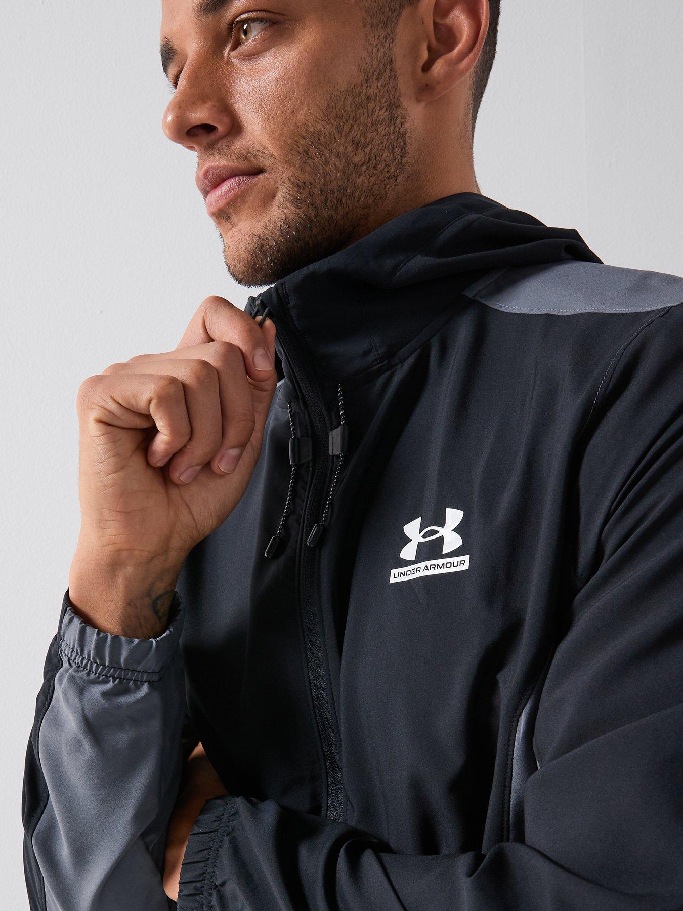 Image 4 of 6 of UNDER ARMOUR Mens Training Tech Woven Jacket - Black