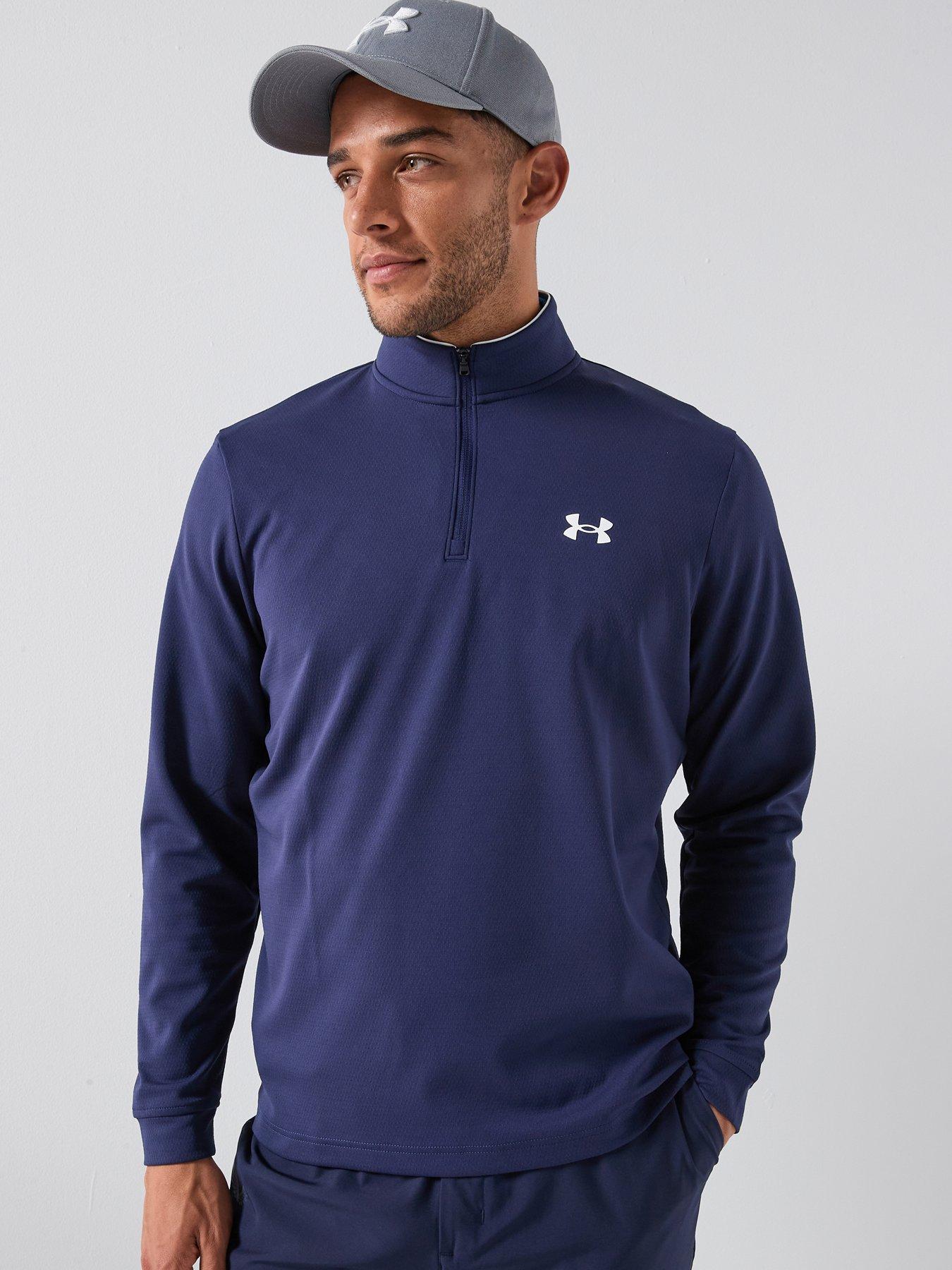 UNDER ARMOUR Mens Golf Matchplay 1/4 Zip - Navy