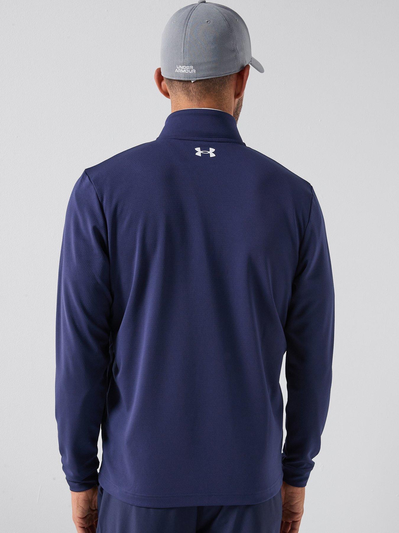 under-armour-mens-golf-matchplay-14-zip-navystillFront