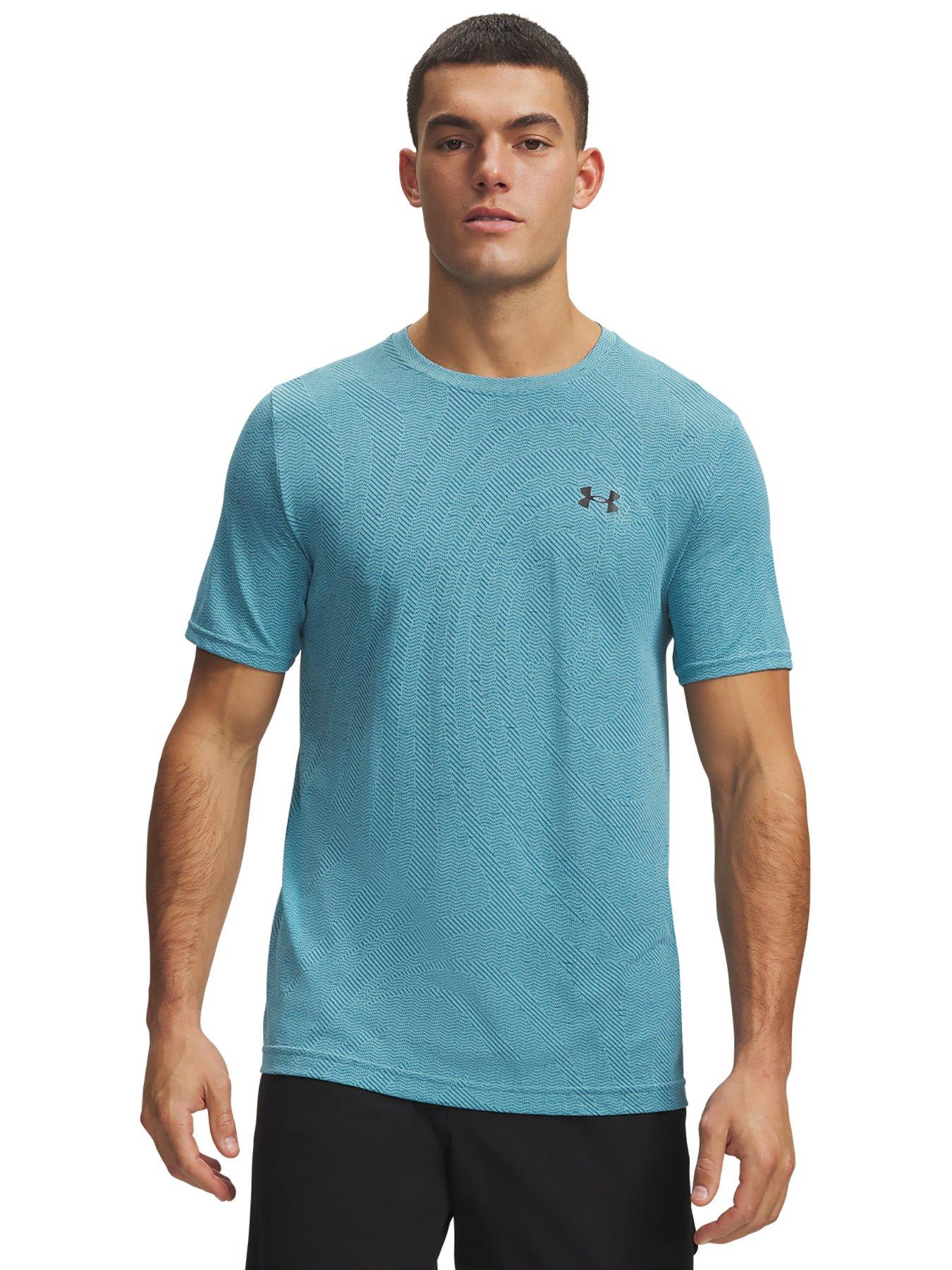 UNDER ARMOUR Mens Training Vanish Seamless Short Sleeve T-shirt - Blue