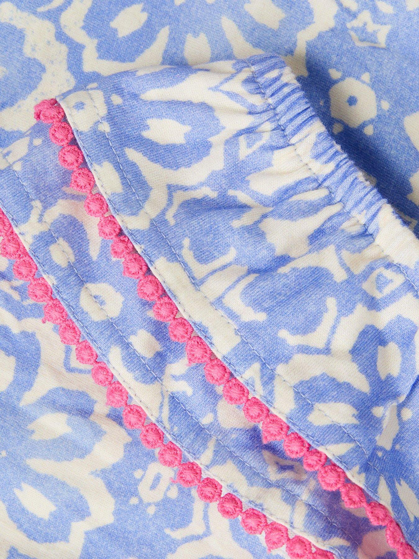 Image 3 of 3 of Monsoon Girls Batik Playsuit - Navy