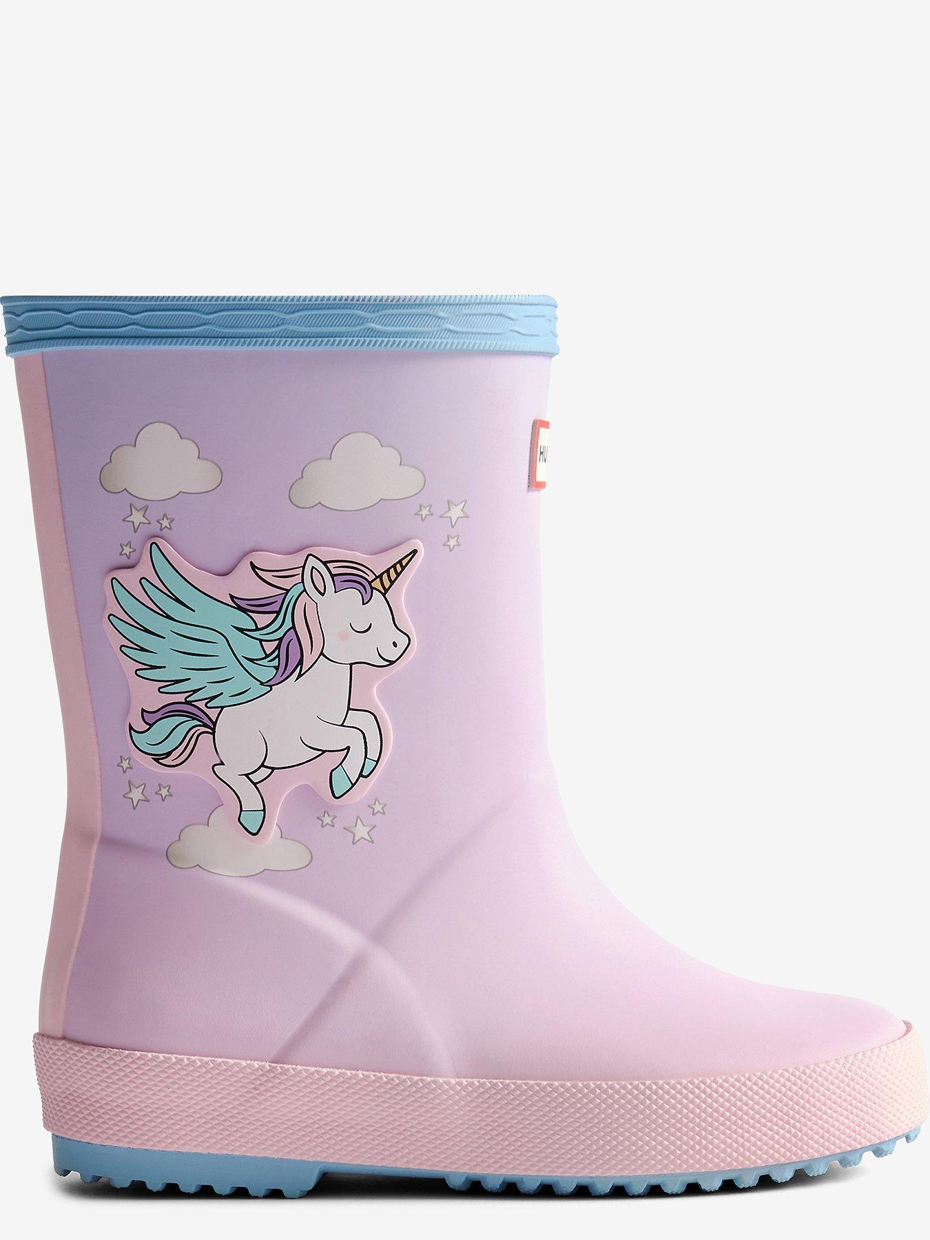 hunter-kids-first-unicorn-print-wellington-boot-unicornoutfit