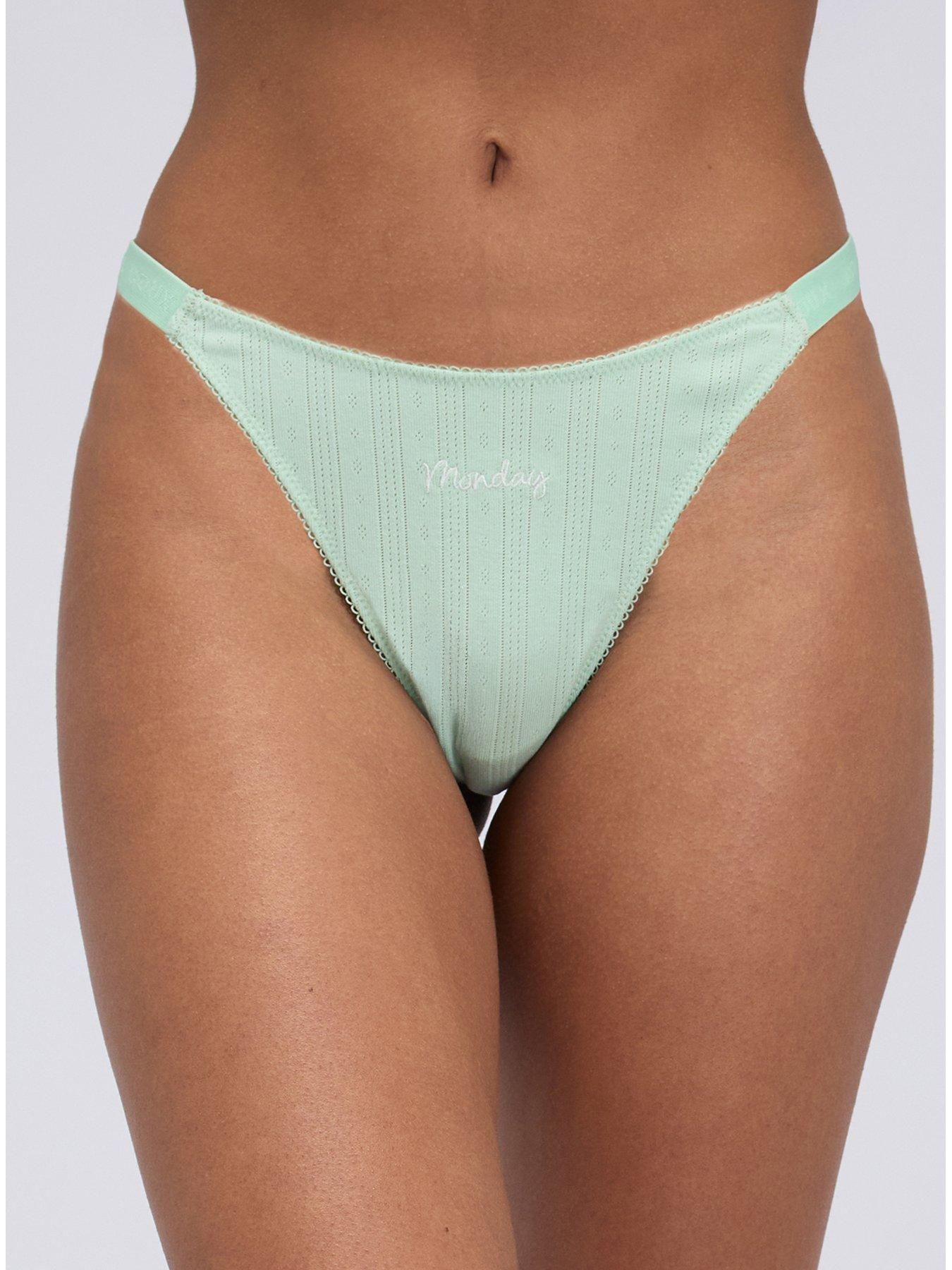 Image 3 of 6 of Boux Avenue Pack Of 5 Gigi Weekday Thongs - Multi
