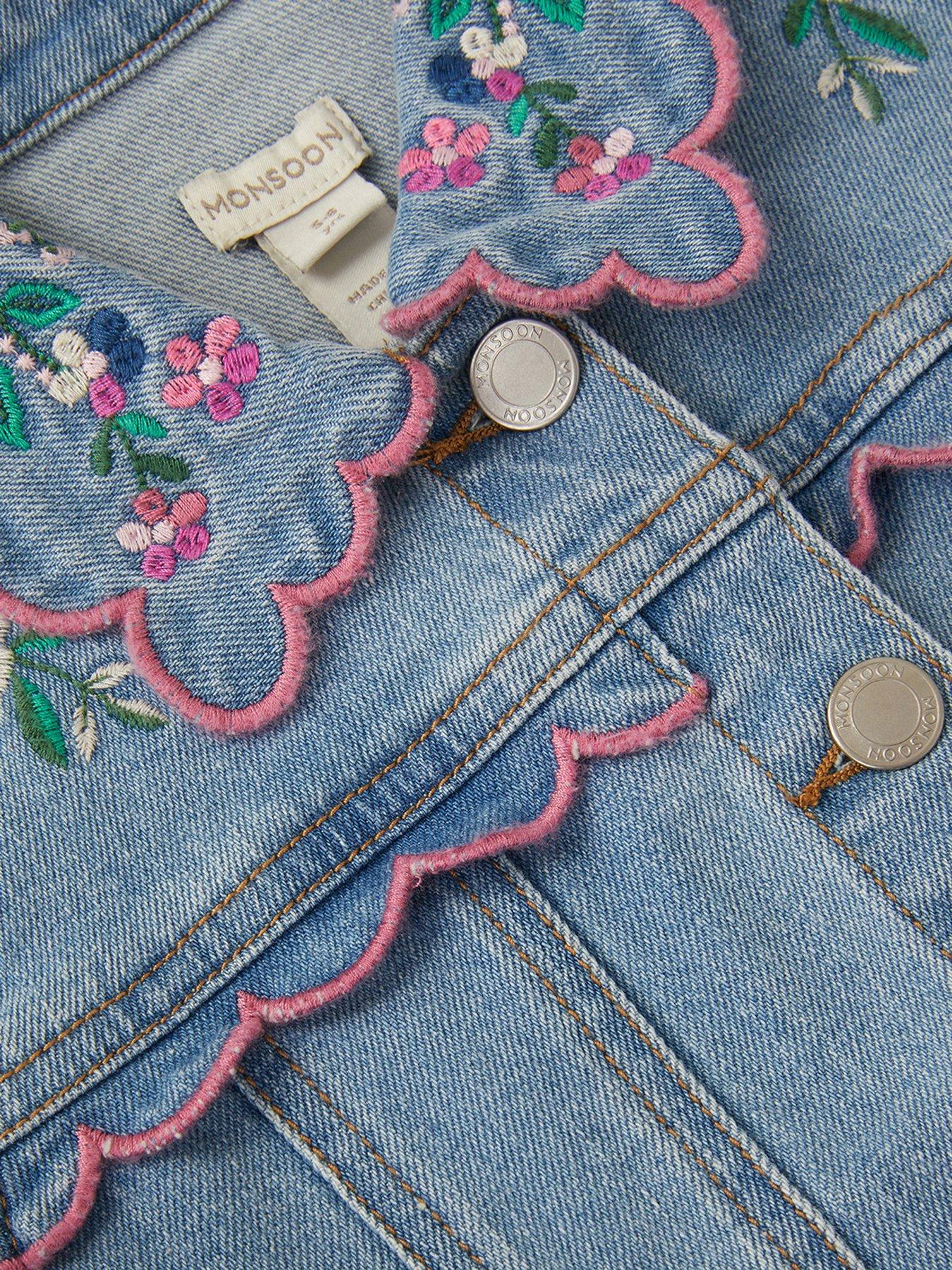 monsoon-girls-floral-sequinnbspembroidered-denim-jacket-blueoutfit