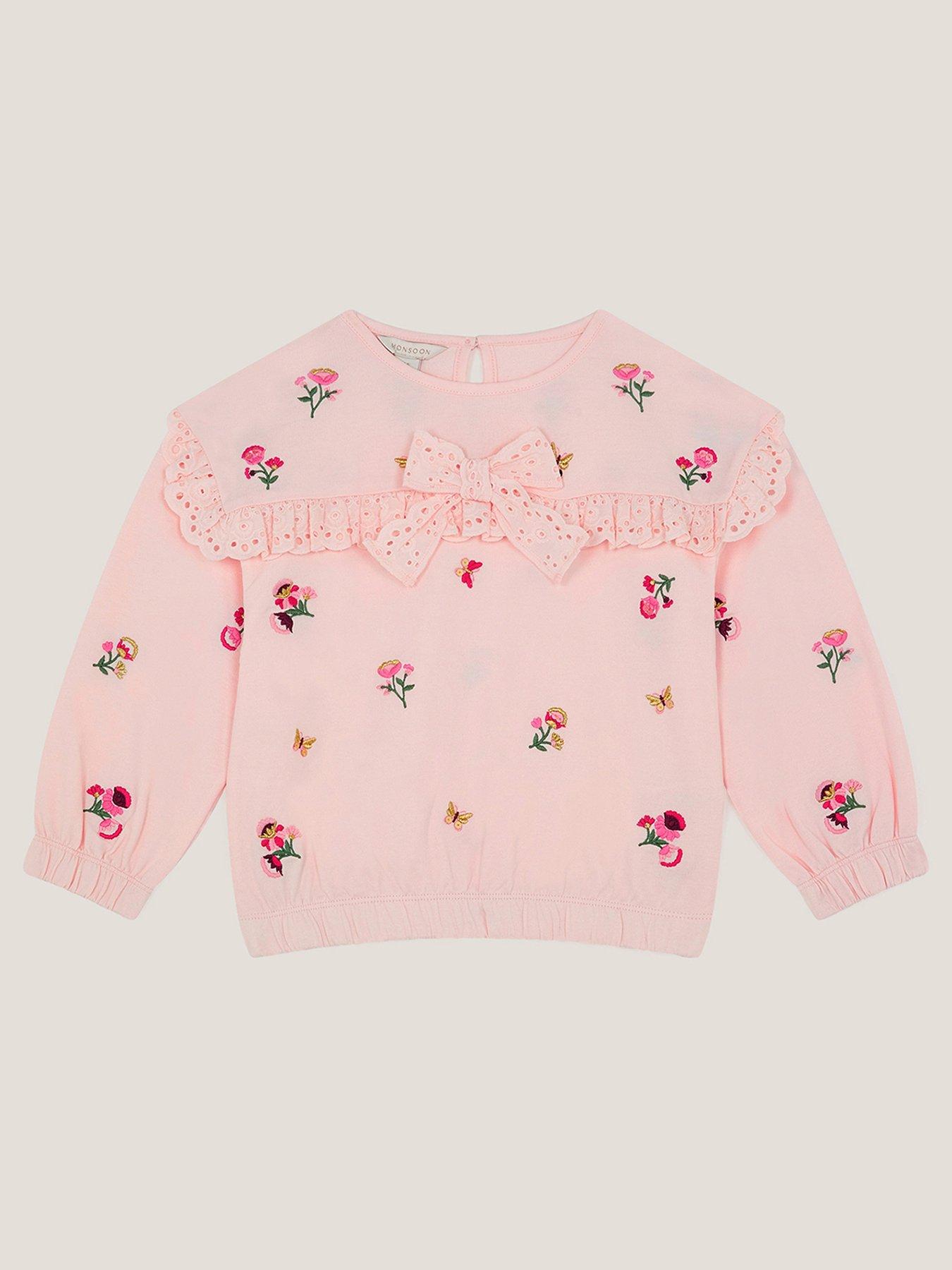 monsoon-girls-broiderie-bow-sweat-top-pinkfront