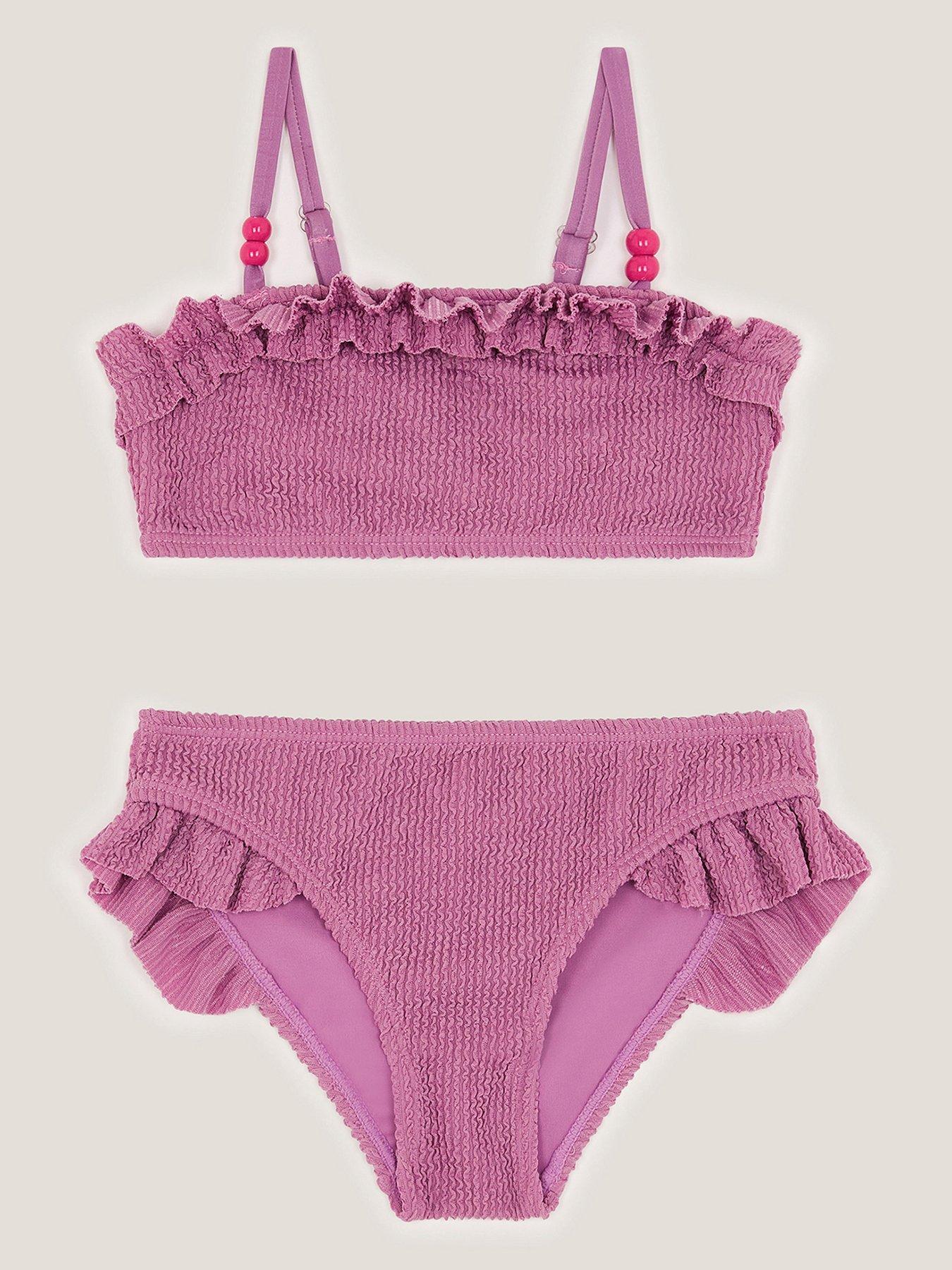 monsoon-girls-plain-texture-bikini-light-purple