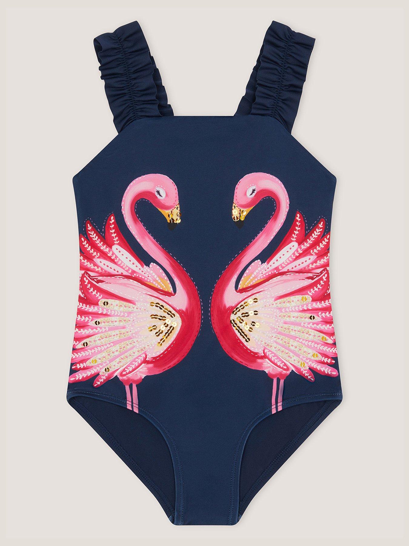 monsoon-girls-flamingo-swimsuit-navy