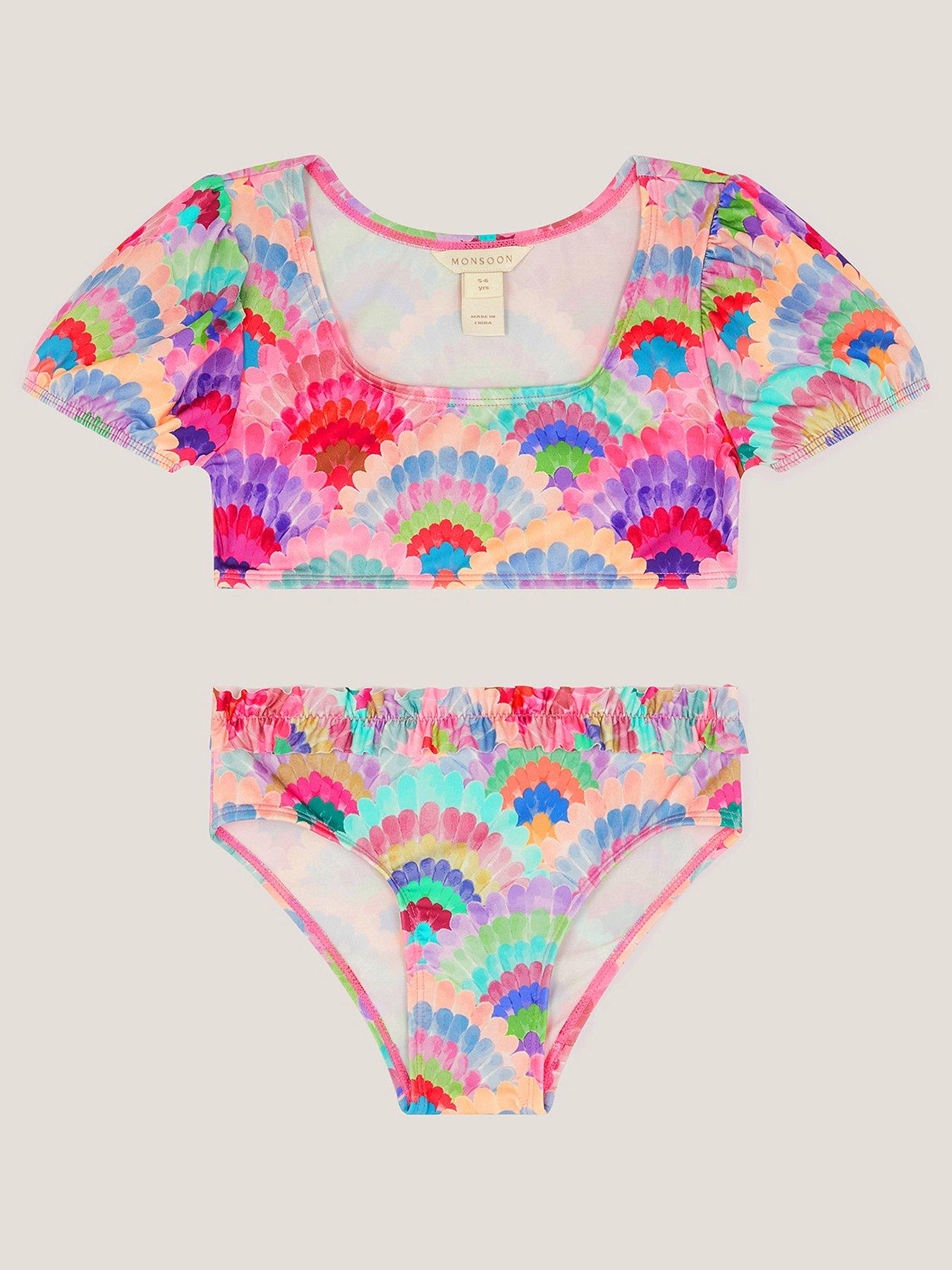 monsoon-girls-shells-puff-sleeve-bikini-multi