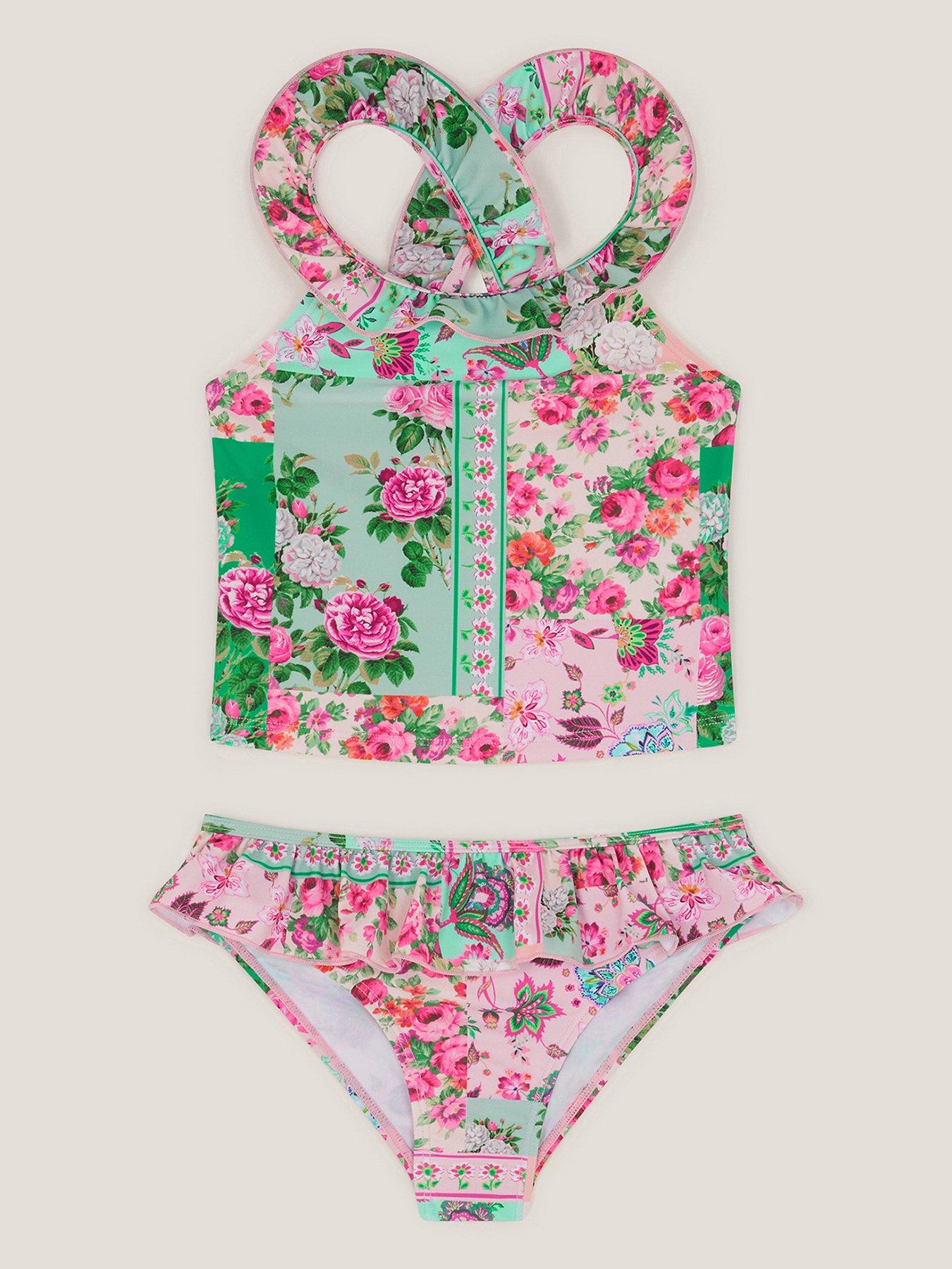 monsoon-girls-patchwork-frill-tankini-greenfront