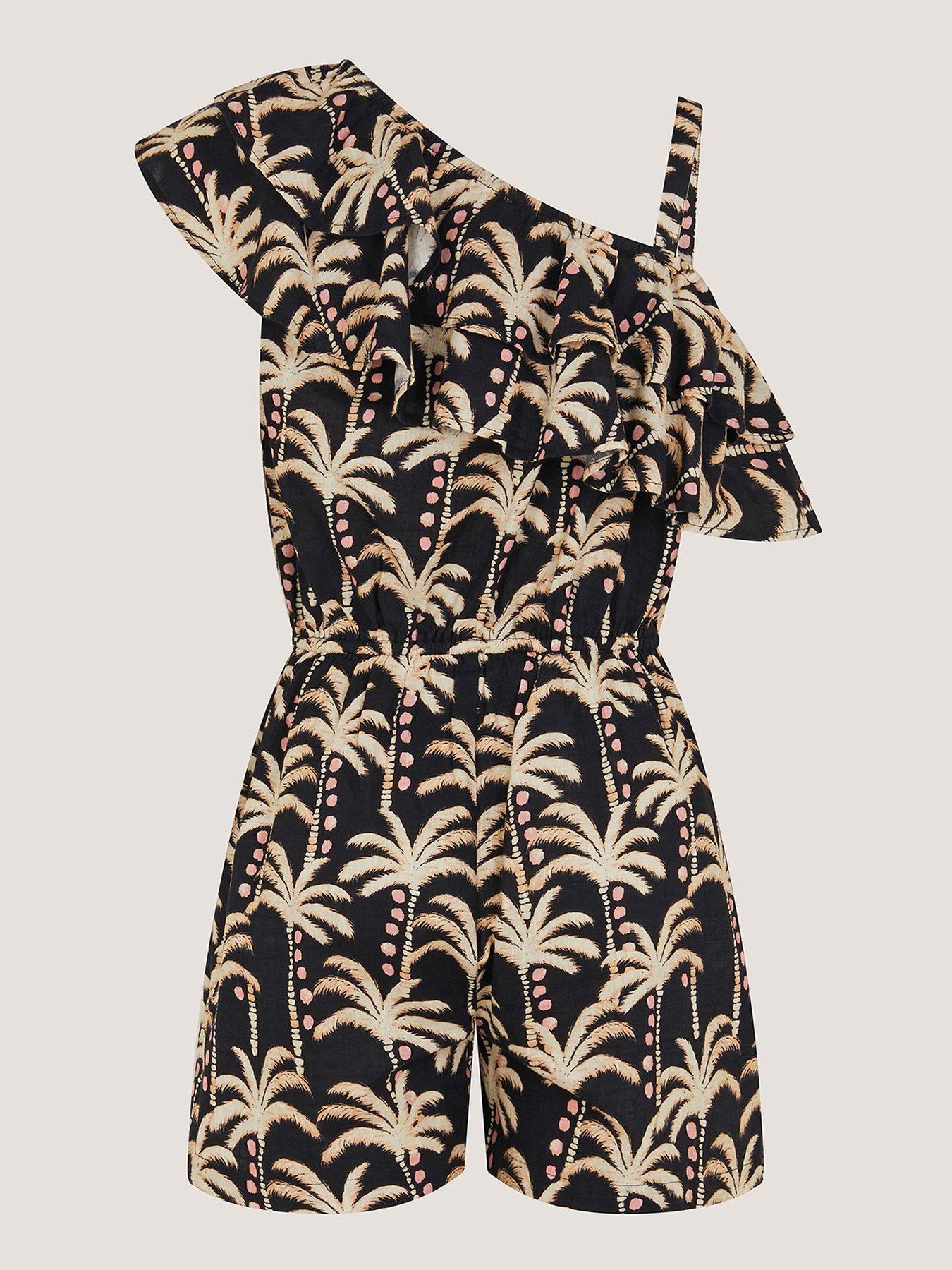 monsoon-girls-storm-palm-print-playsuit-blackback