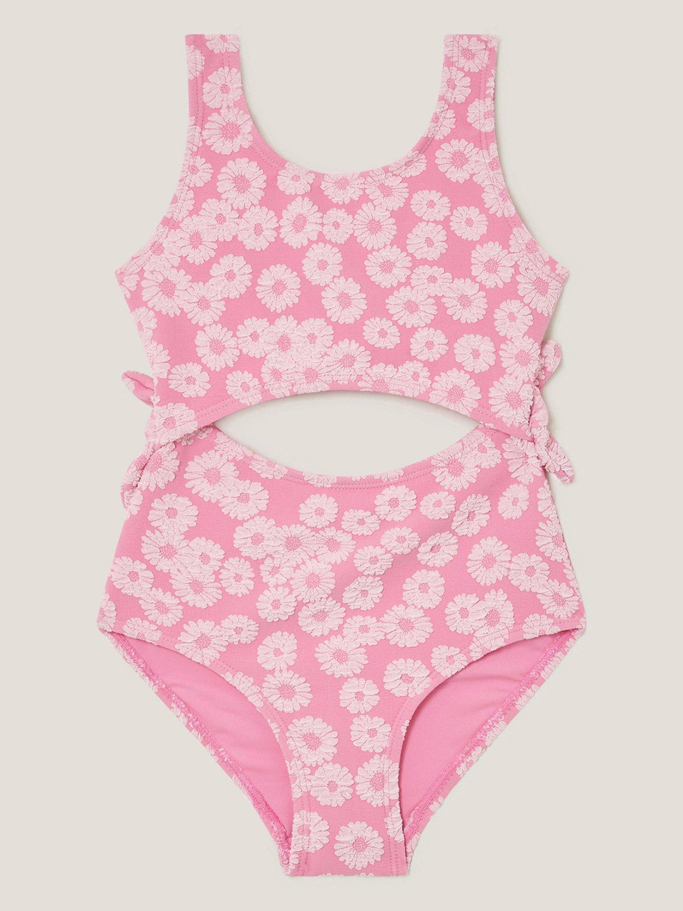 monsoon-girls-flower-jacquard-swimsuit-pink