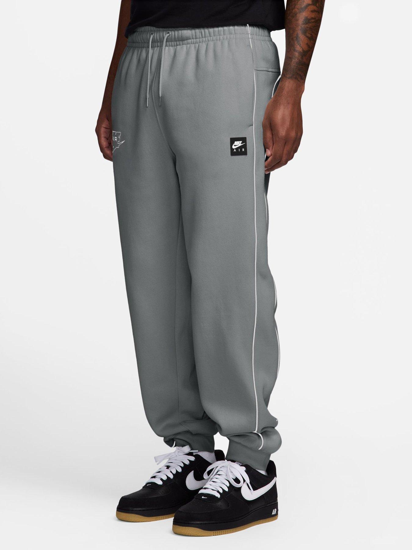 Nike Mens Sportswear Air Piped Joggers - Grey