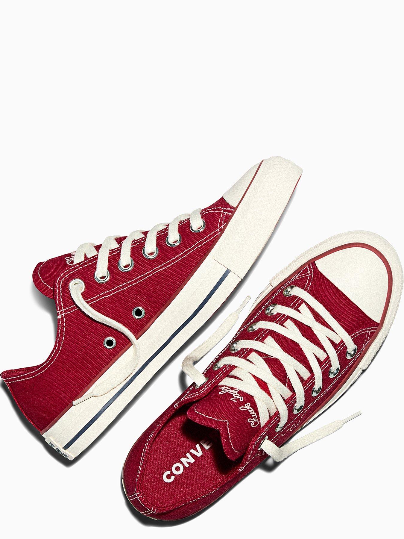 converse-womens-chuck-taylor-all-star-trainers-dark-redoutfit