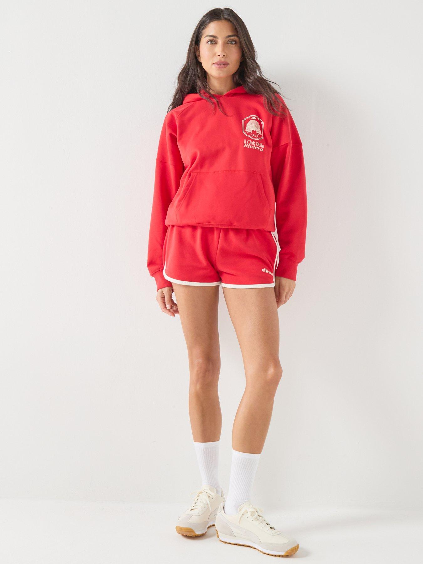 Image 3 of 6 of Ellesse Womens Saldia Hoodie - Red