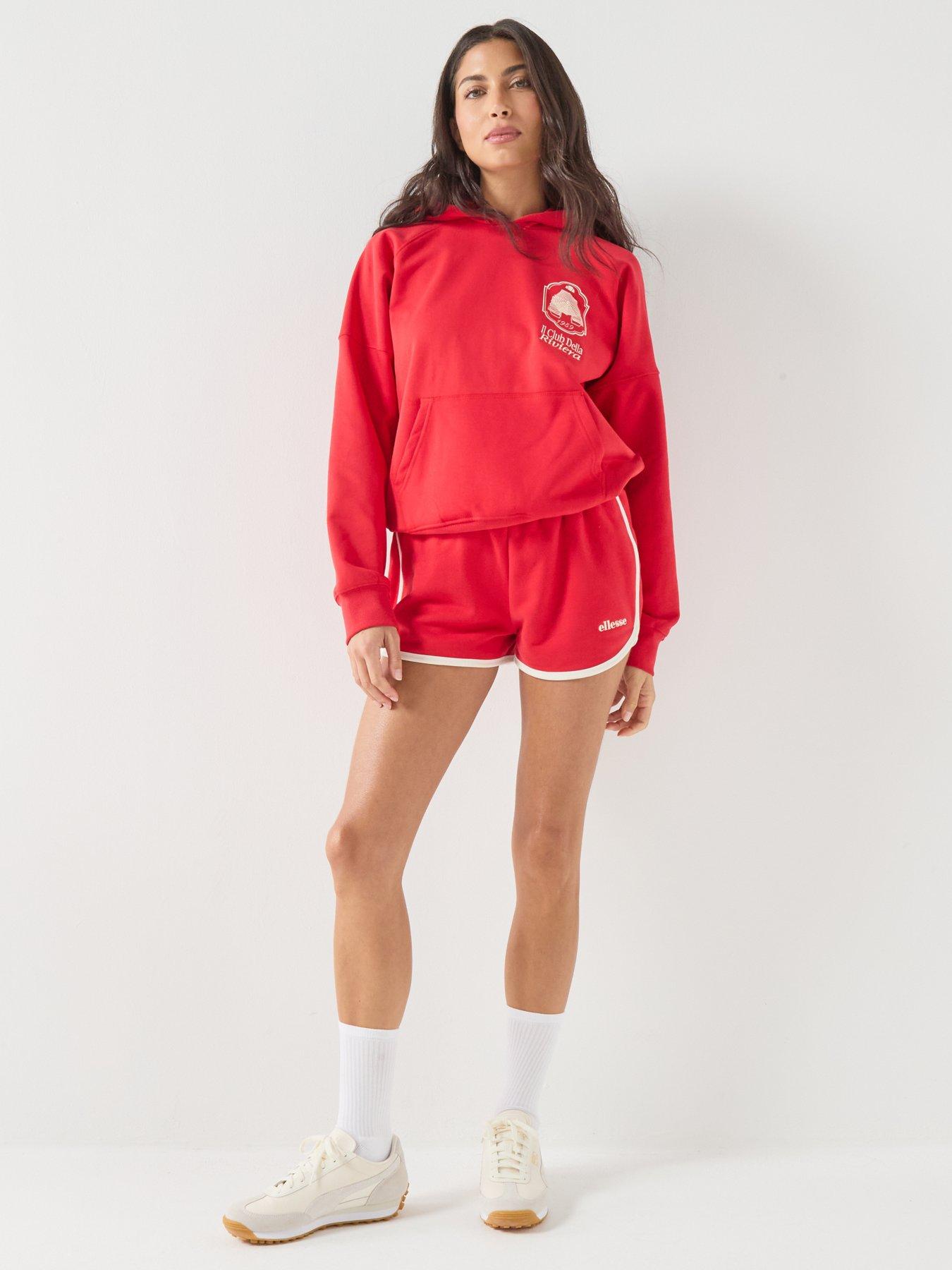 Image 6 of 6 of Ellesse Womens Saldia Hoodie - Red