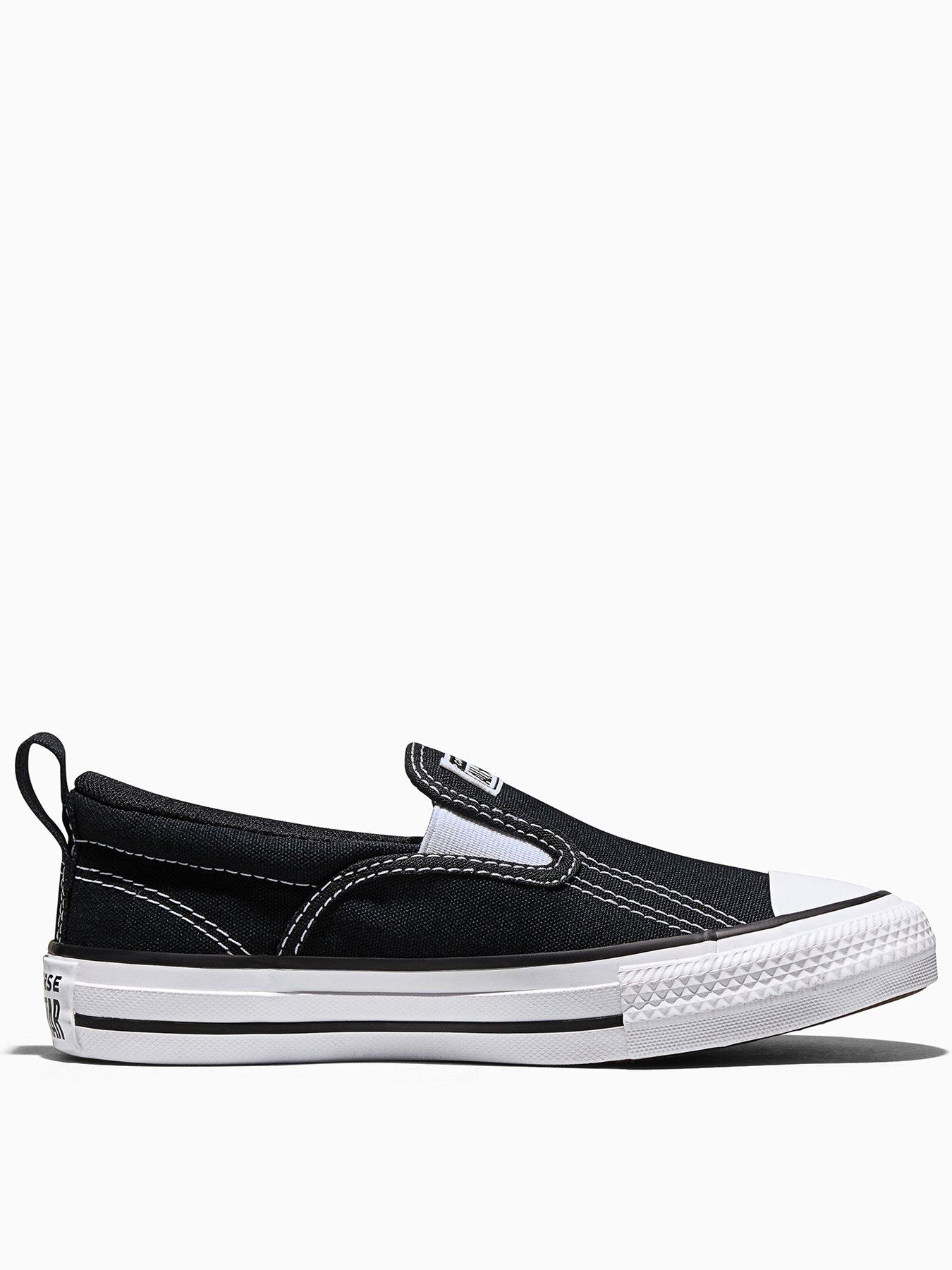 Converse Kids Chuck Taylor All Star Malden Slip On Trainers - Black