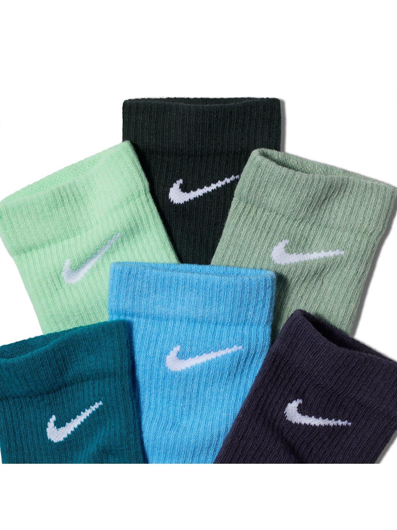 Image 4 of 6 of Nike Unisex Everyday Elevated Crew Socks (6 Pack) - Assorted