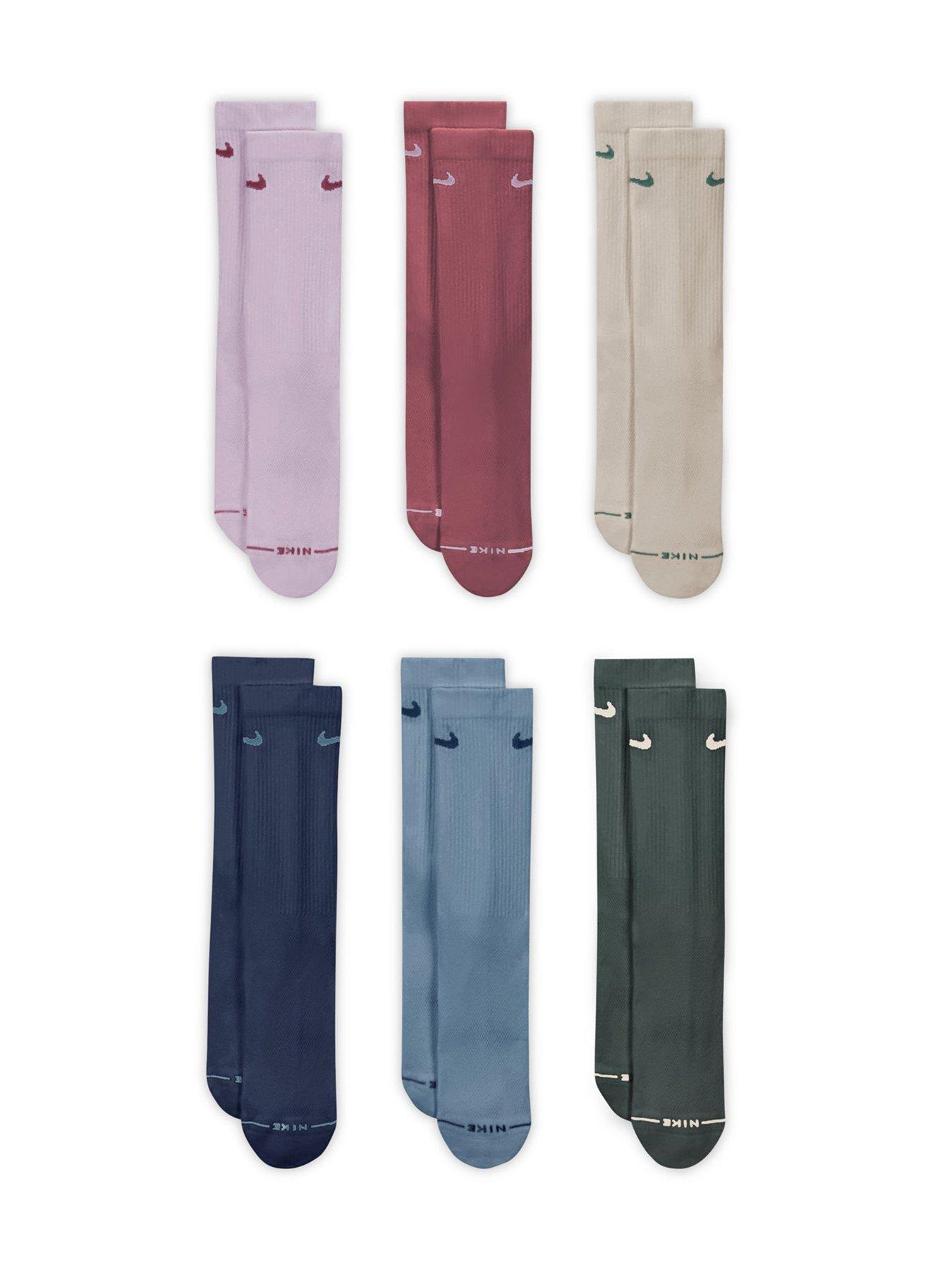 Image 2 of 4 of Nike Unisex Everyday Elevated Crew Socks (6 Pack) - Multi-Colour