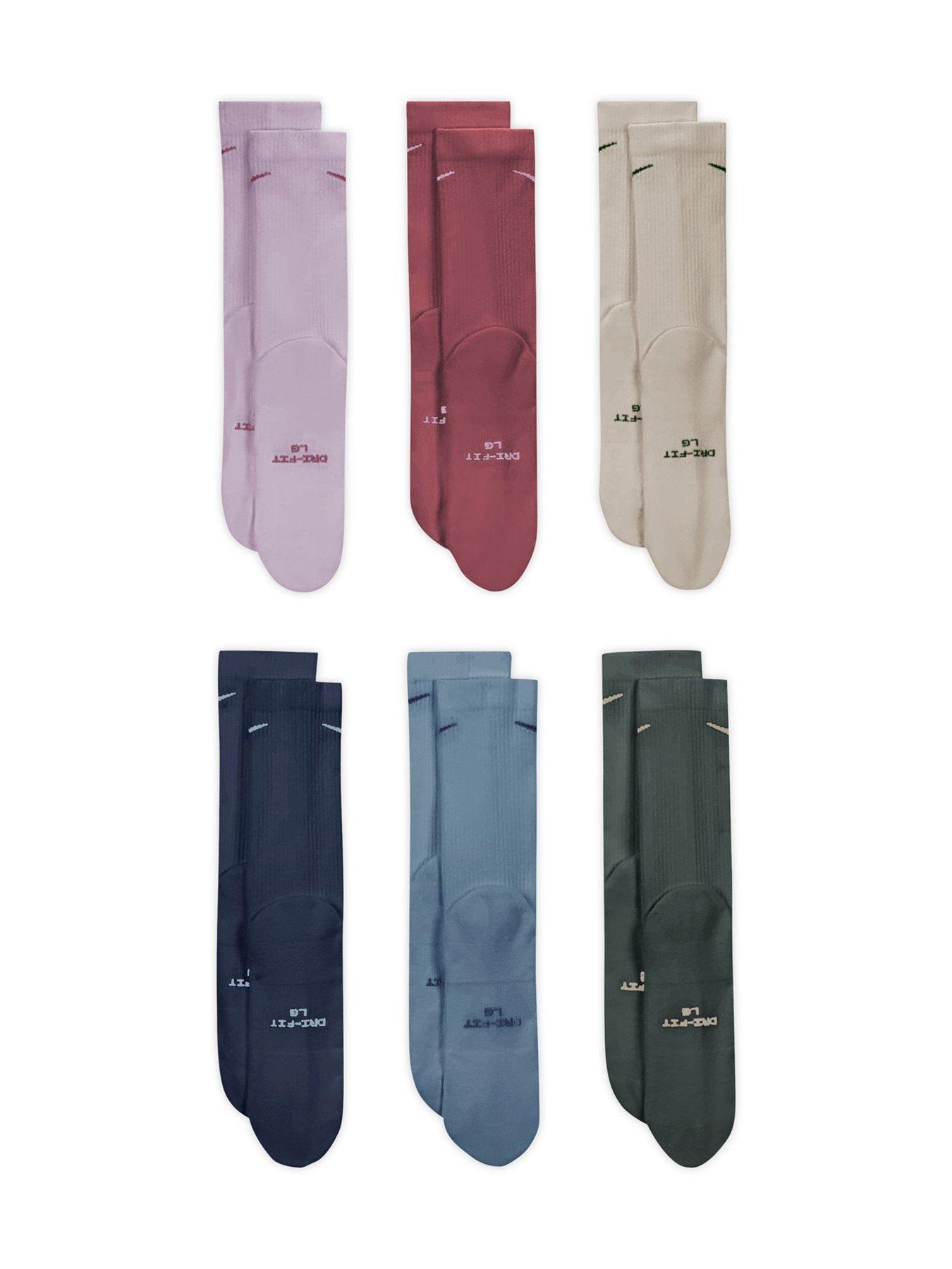 Image 3 of 4 of Nike Unisex Everyday Elevated Crew Socks (6 Pack) - Multi-Colour
