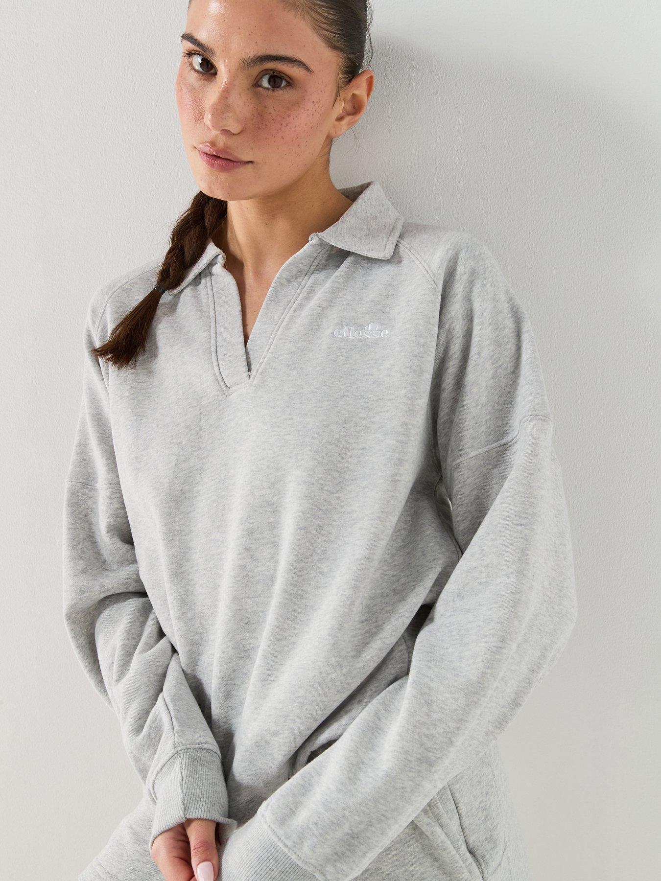 ellesse-womens-collared-sweatshirt-light-greydetail