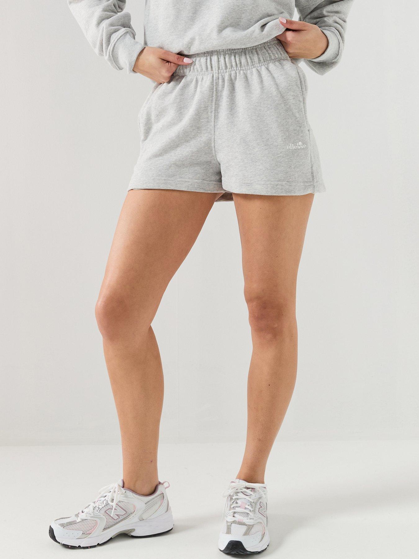 Ellesse Womens Altilia Shorts - Light Grey Marl