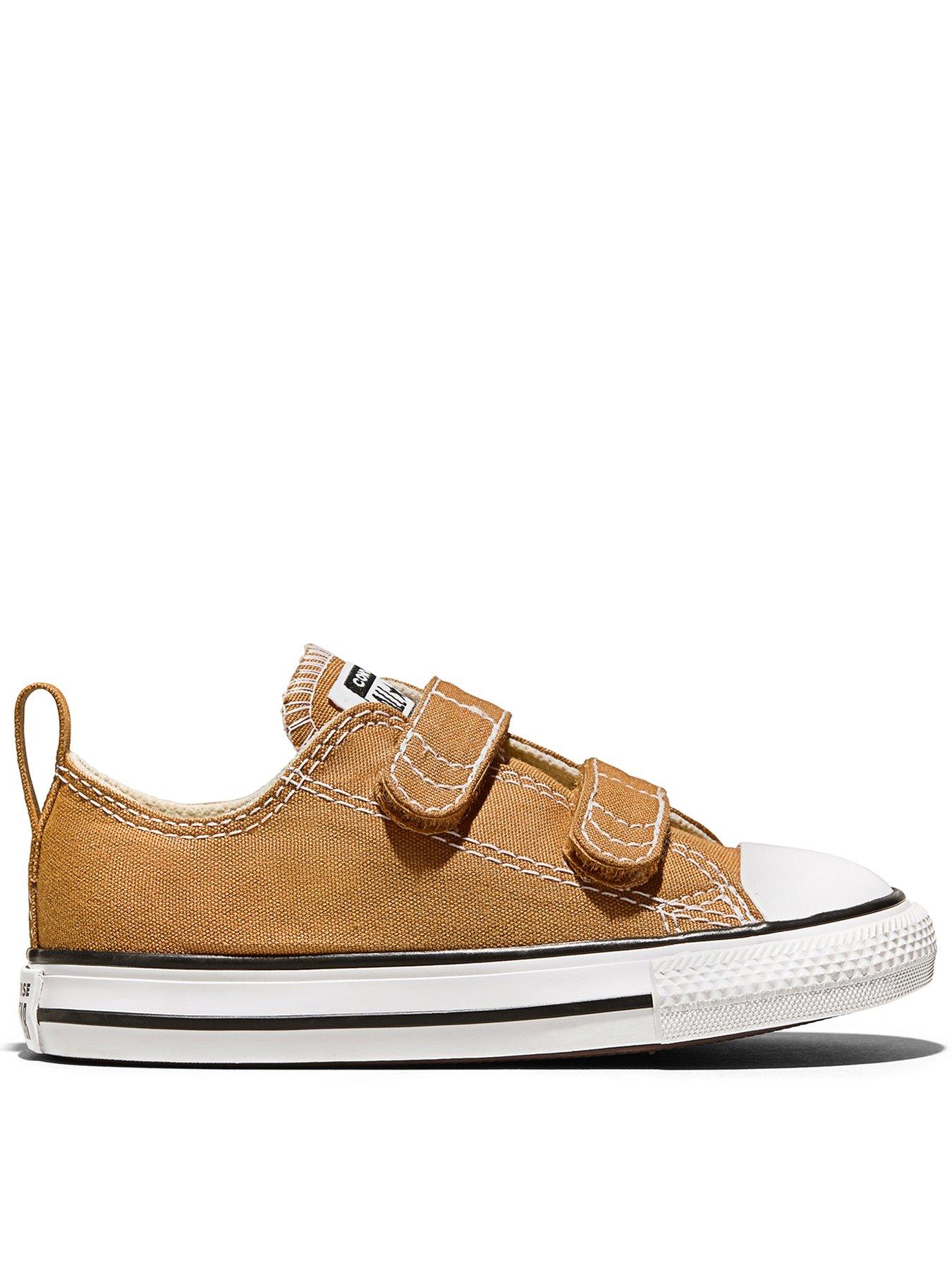 converse-infant-chuck-taylor-all-star-2v-trainers-khakifront