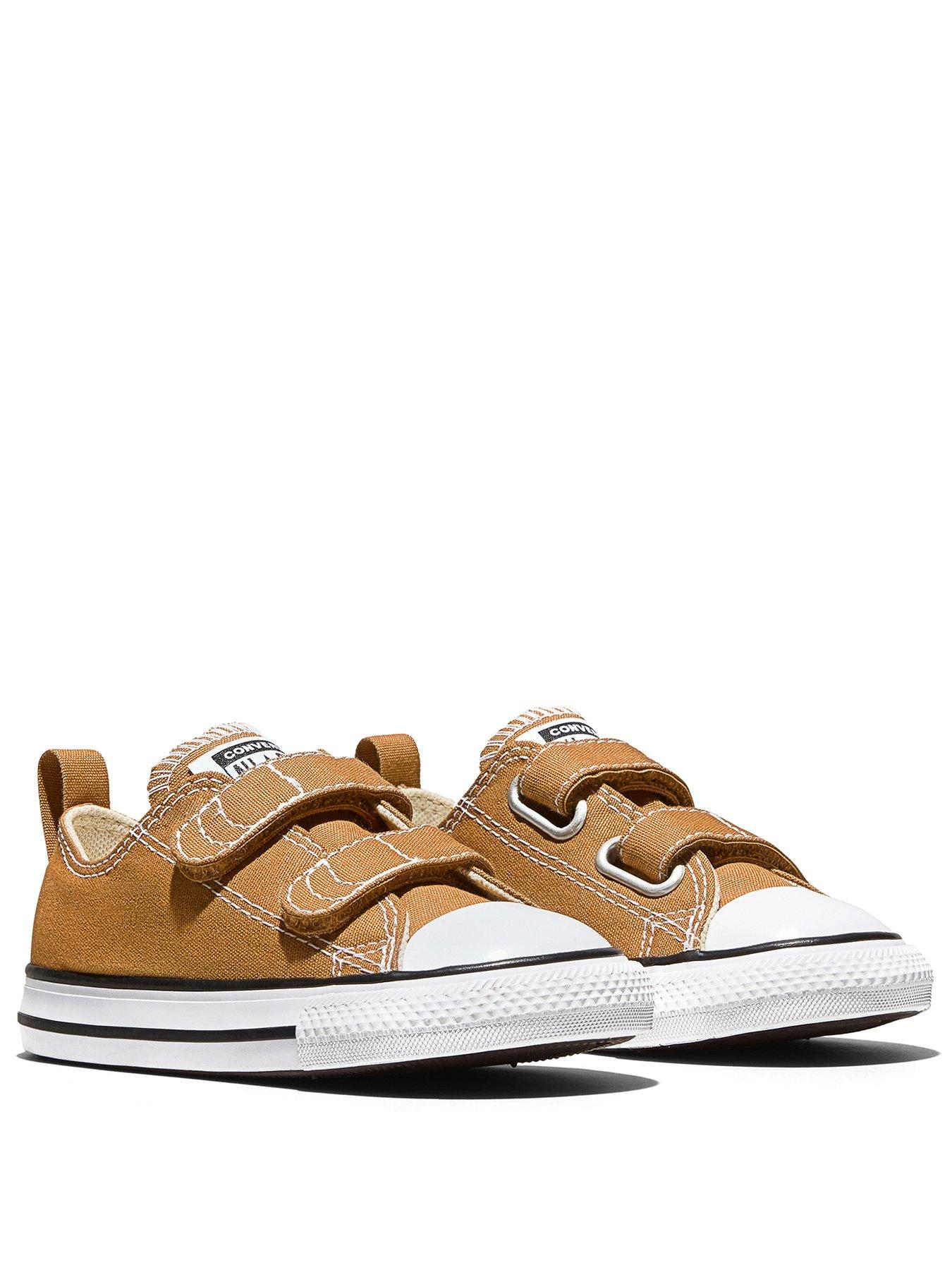 converse-infant-chuck-taylor-all-star-2v-trainers-khakistillFront