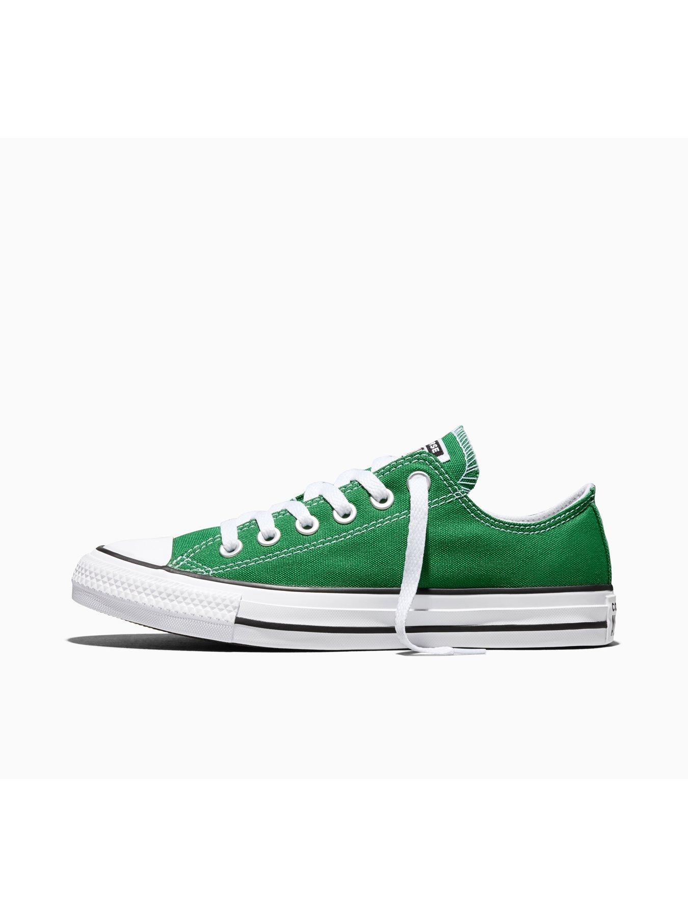 Image 6 of 6 of Converse Unisex Chuck Taylor Ox Trainers - Green
