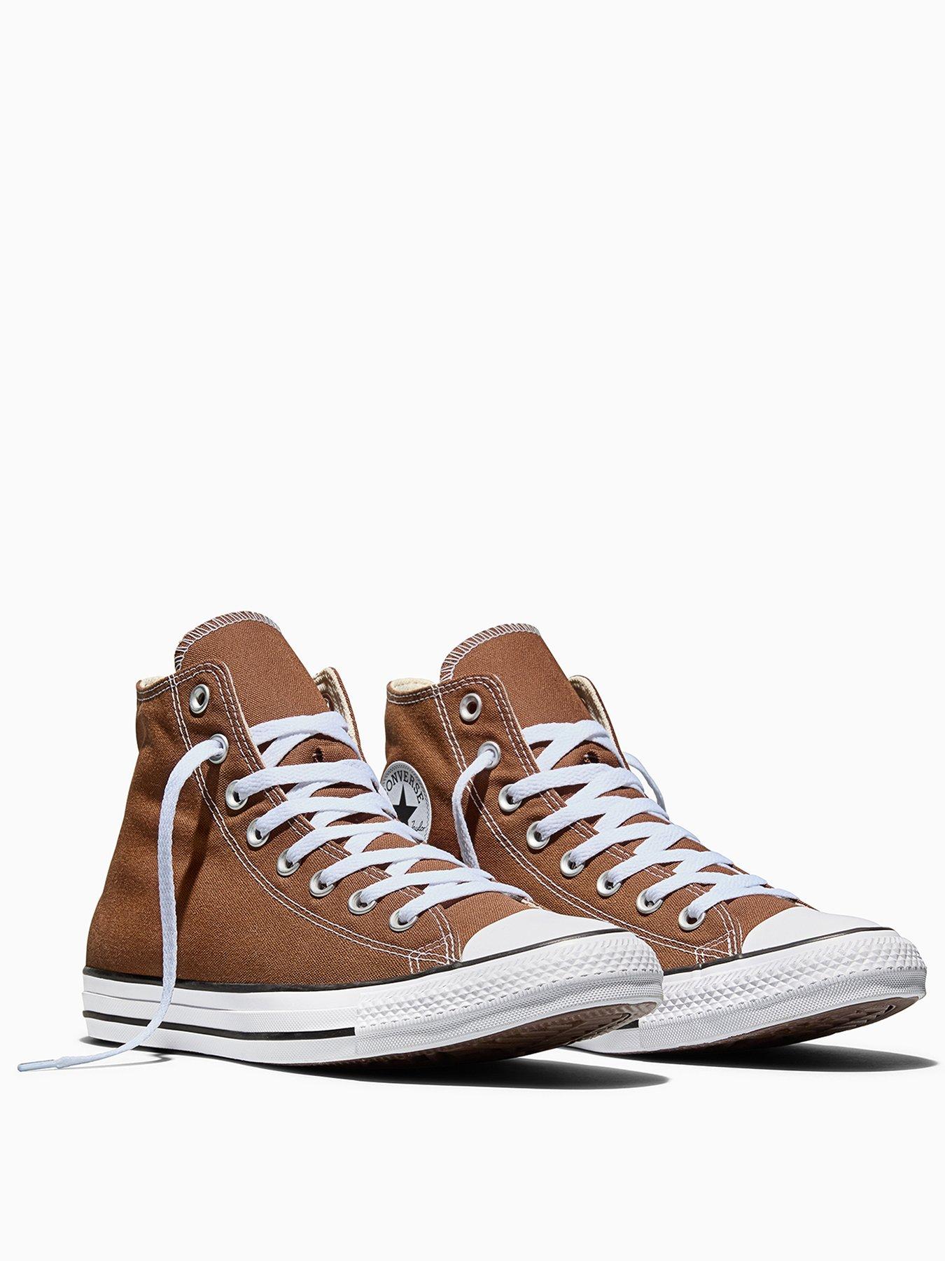 converse-mens-chuck-taylor-all-star-trainers-chocolatestillFront
