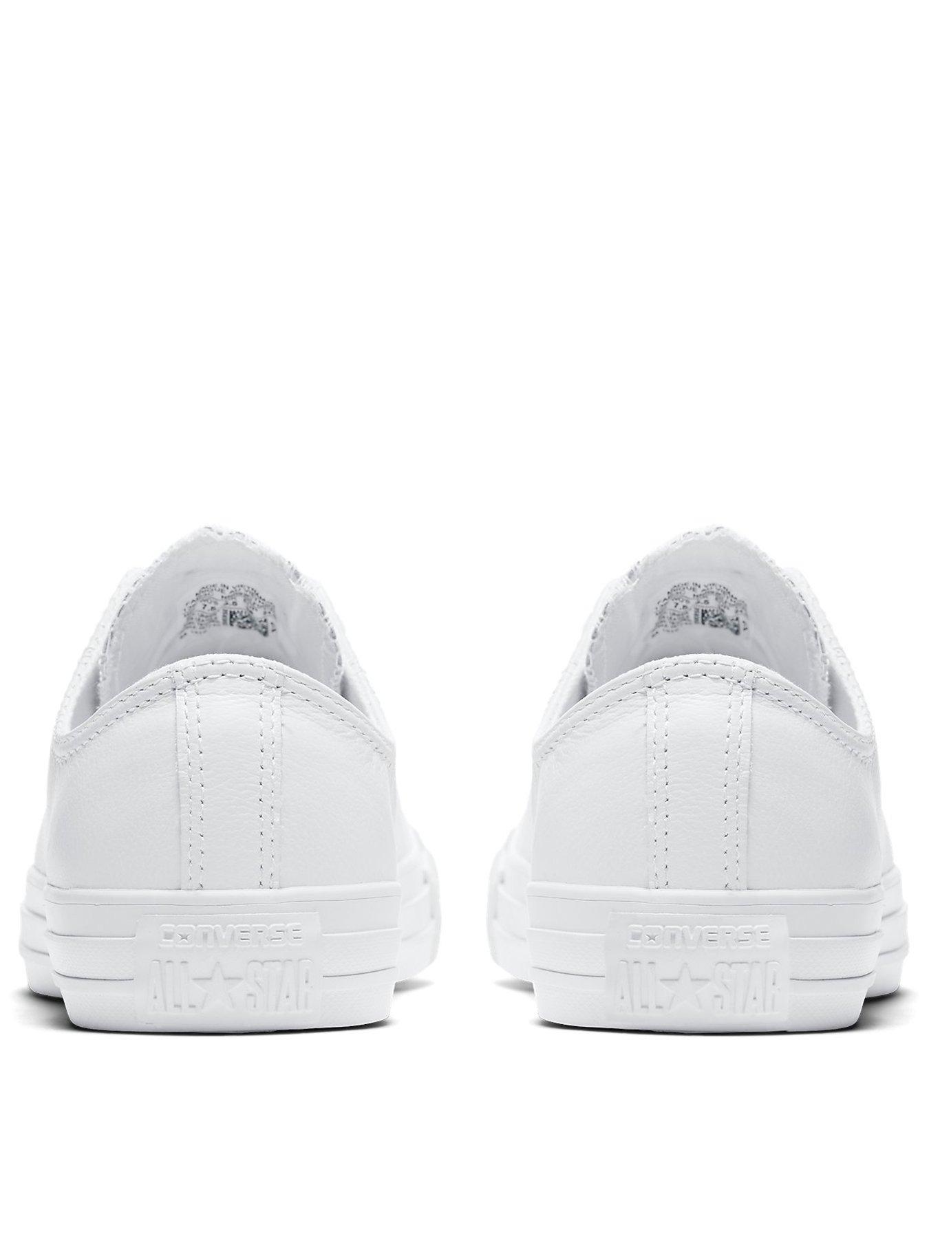 Image 3 of 6 of Converse Mens All Star Ox Trainers - White