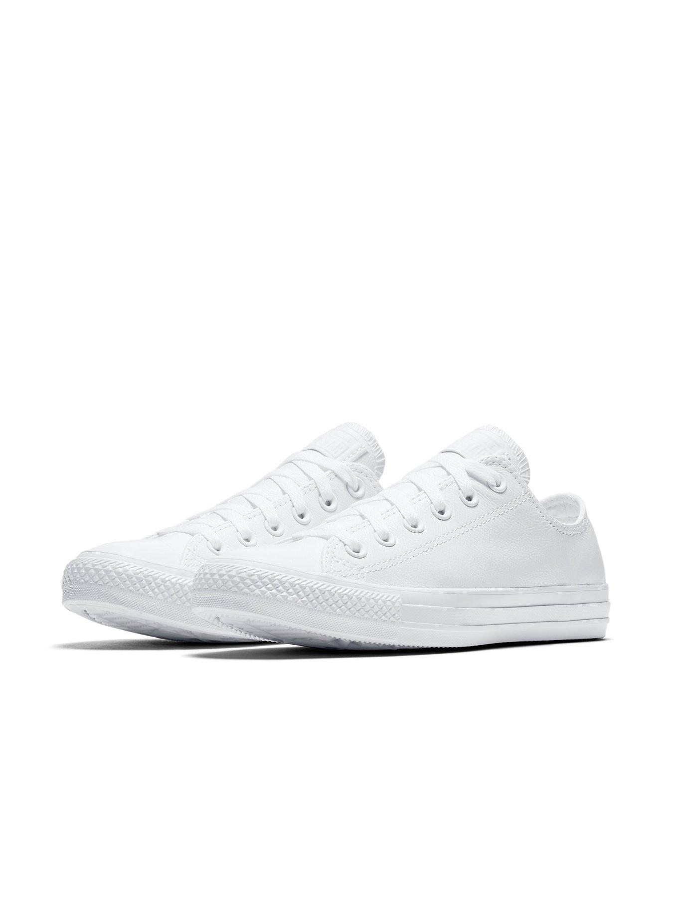 Image 6 of 6 of Converse Mens All Star Ox Trainers - White