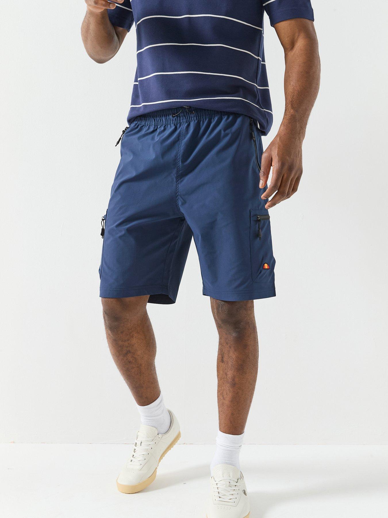 ellesse-mens-bullseye-cargo-short-navyfront