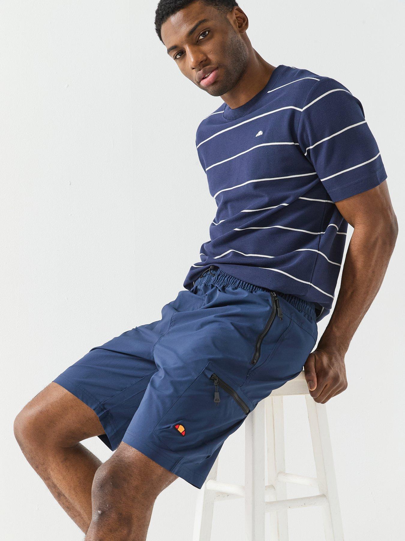 ellesse-mens-bullseye-cargo-short-navyoutfit