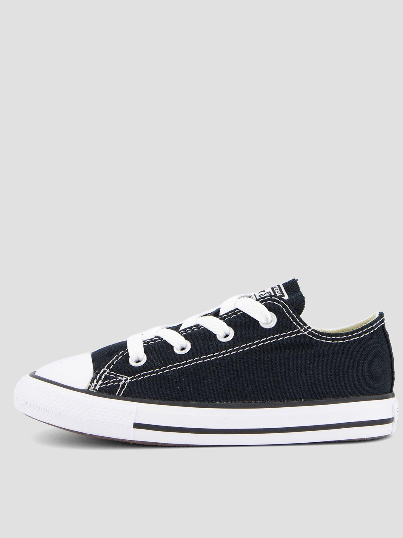 converse-infant-all-star-ox-trainers-blackfront