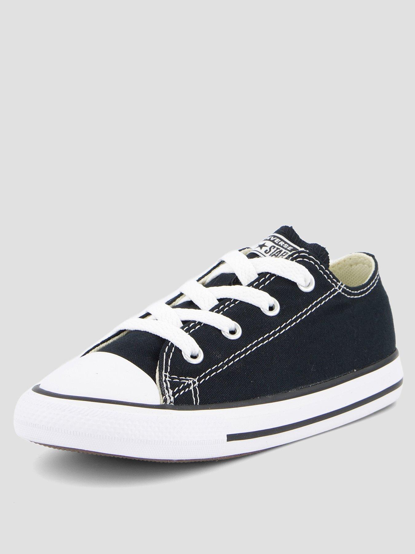 converse-infant-all-star-ox-trainers-blackstillFront
