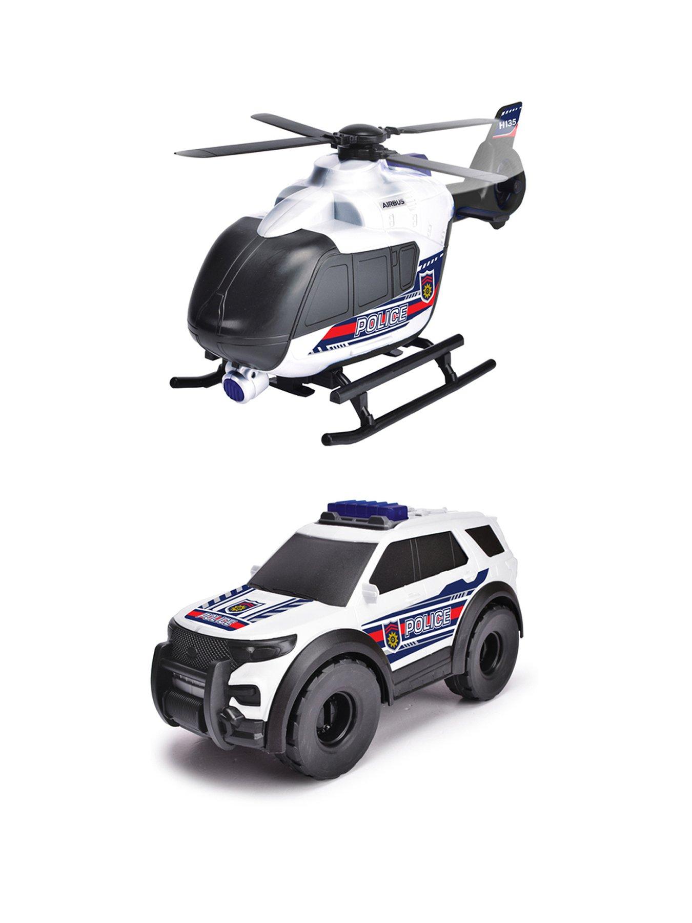 DICKIE TOYS POLICE STRIKE SQUAD (HELICOPTER + TRUCK)