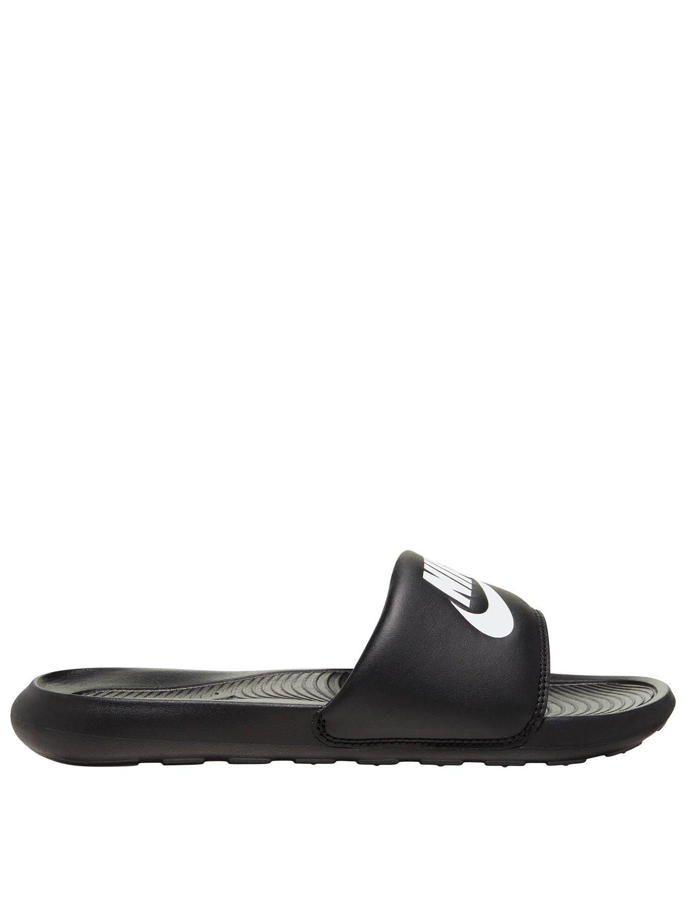 Nike Womens Victori One Sliders - Black
